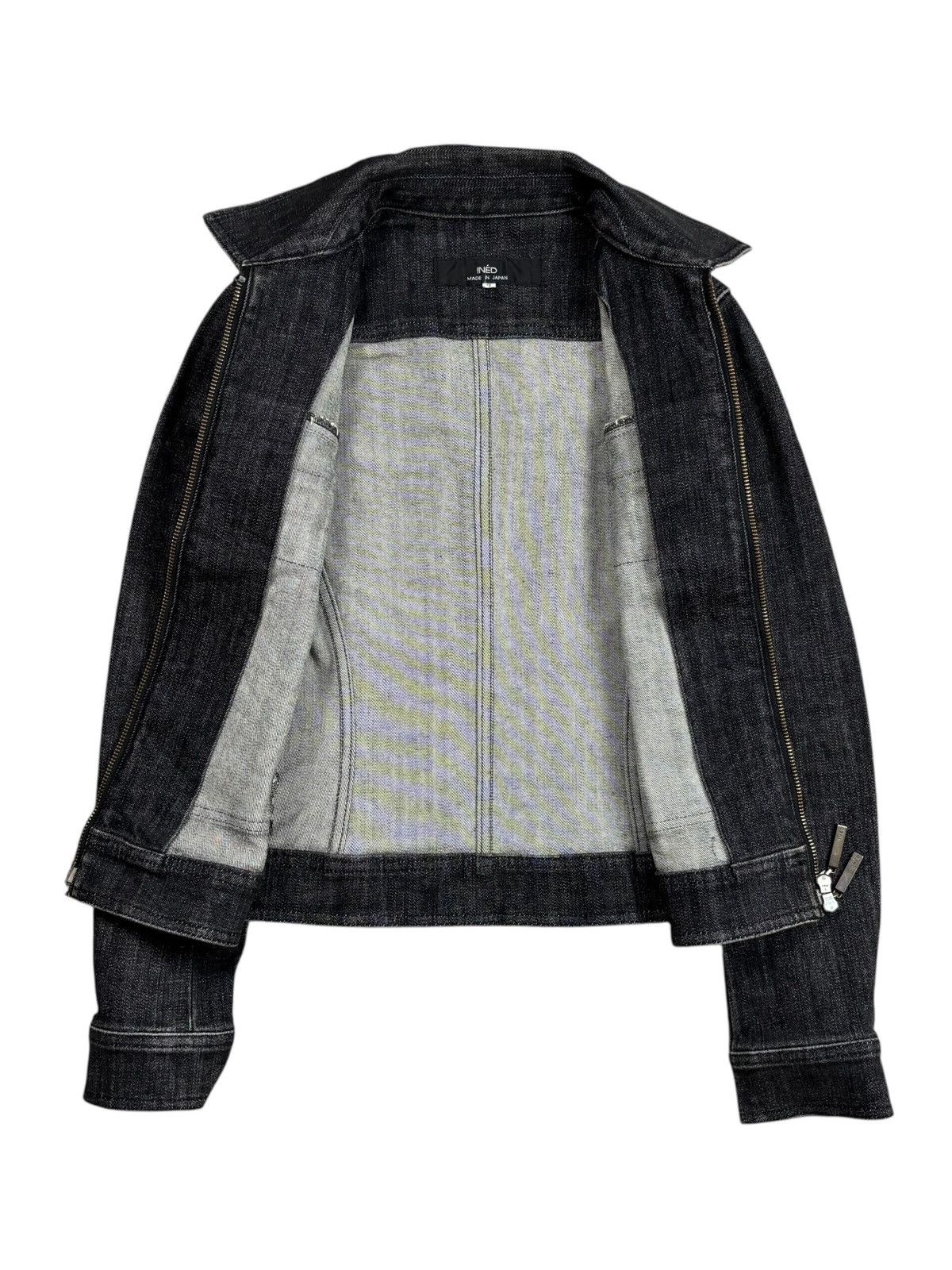 Tornado Mart 2000s Ined Homme - Vkei Style Rider Denim Jacket Size US M / EU 48-50 / 2 - 2 Thumbnail