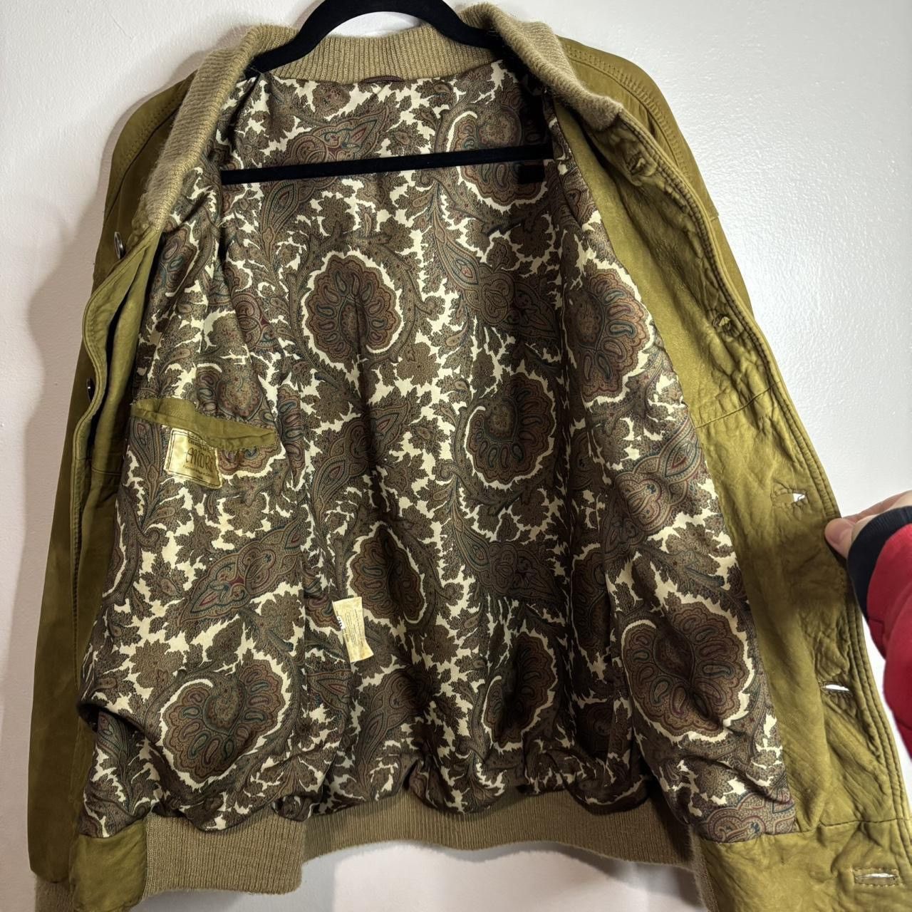 Vintage Vintage Leather Bomber Jacket - L/XL Size US L / EU 52-54 / 3 - 7 Thumbnail