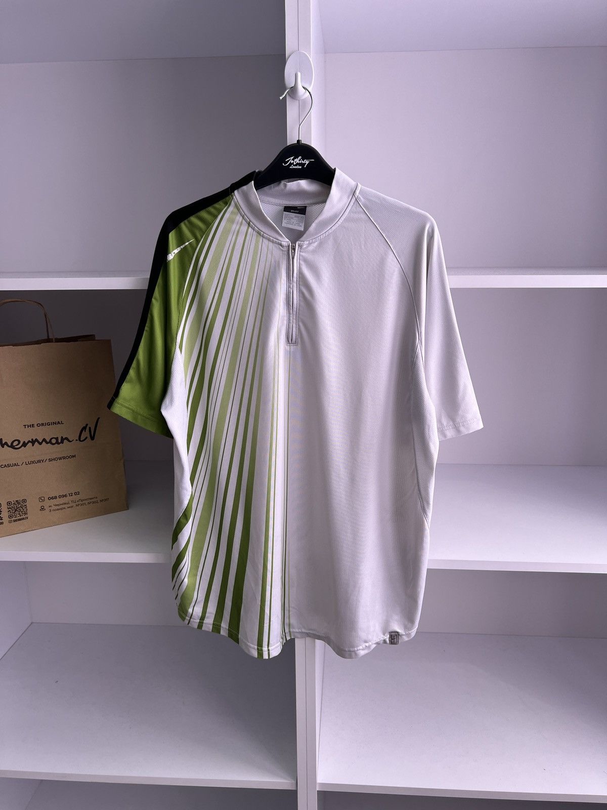 Nike × Vintage Vintage Nike Dri Fit Tennis Jersey Size US L / EU 52-54 / 3 - 3 Thumbnail