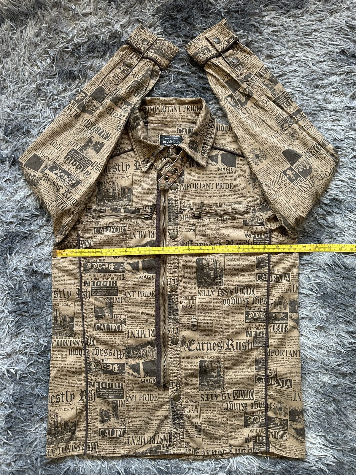 If Six Was Nine 00’s Double Focus vkei ovp rider jacket Size US M / EU 48-50 / 2 - 10 Thumbnail