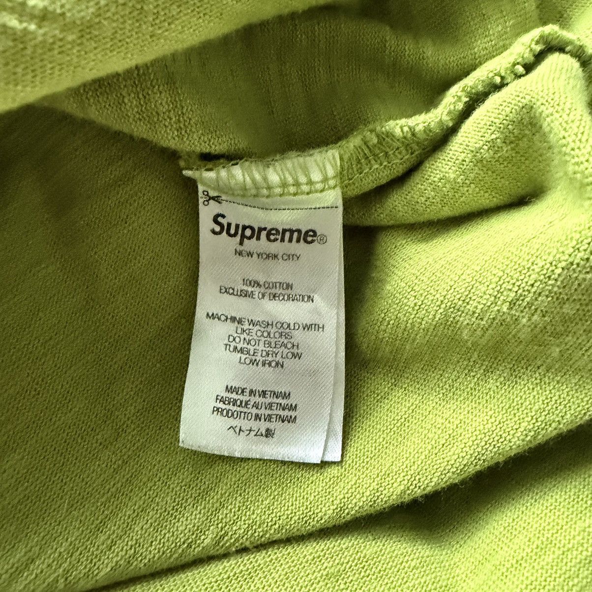 Supreme Supreme Overdyed Pocket Tee Bright Yellow/Lime Green Size US S / EU 44-46 / 1 - 5 Thumbnail