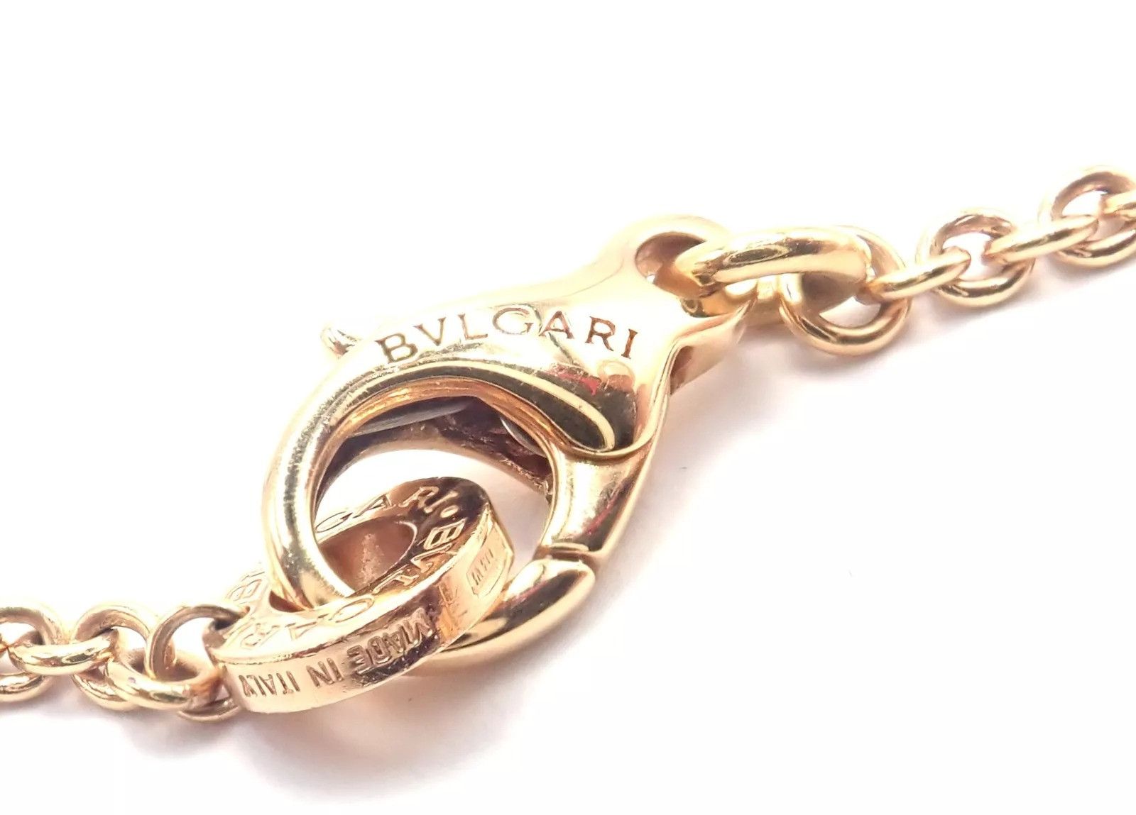 Bvlgari Bvlgari 18k Rose Gold Multi Gemstone 38" Long Necklace Size ONE SIZE - 6 Thumbnail