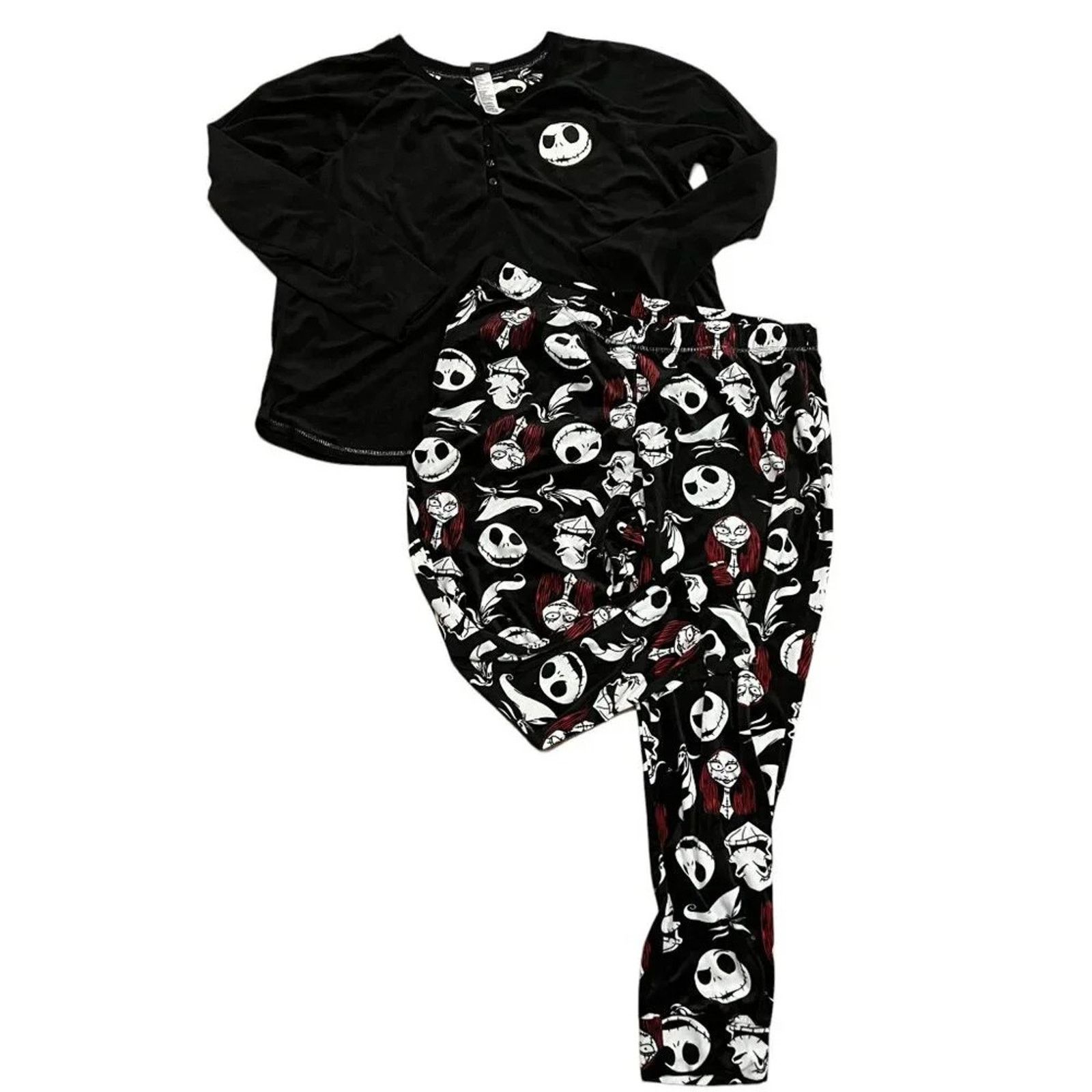 Disney Disney Womens Plus Size Nightmare Before Christmas Pajama 2X Size ONE SIZE - 7 Thumbnail