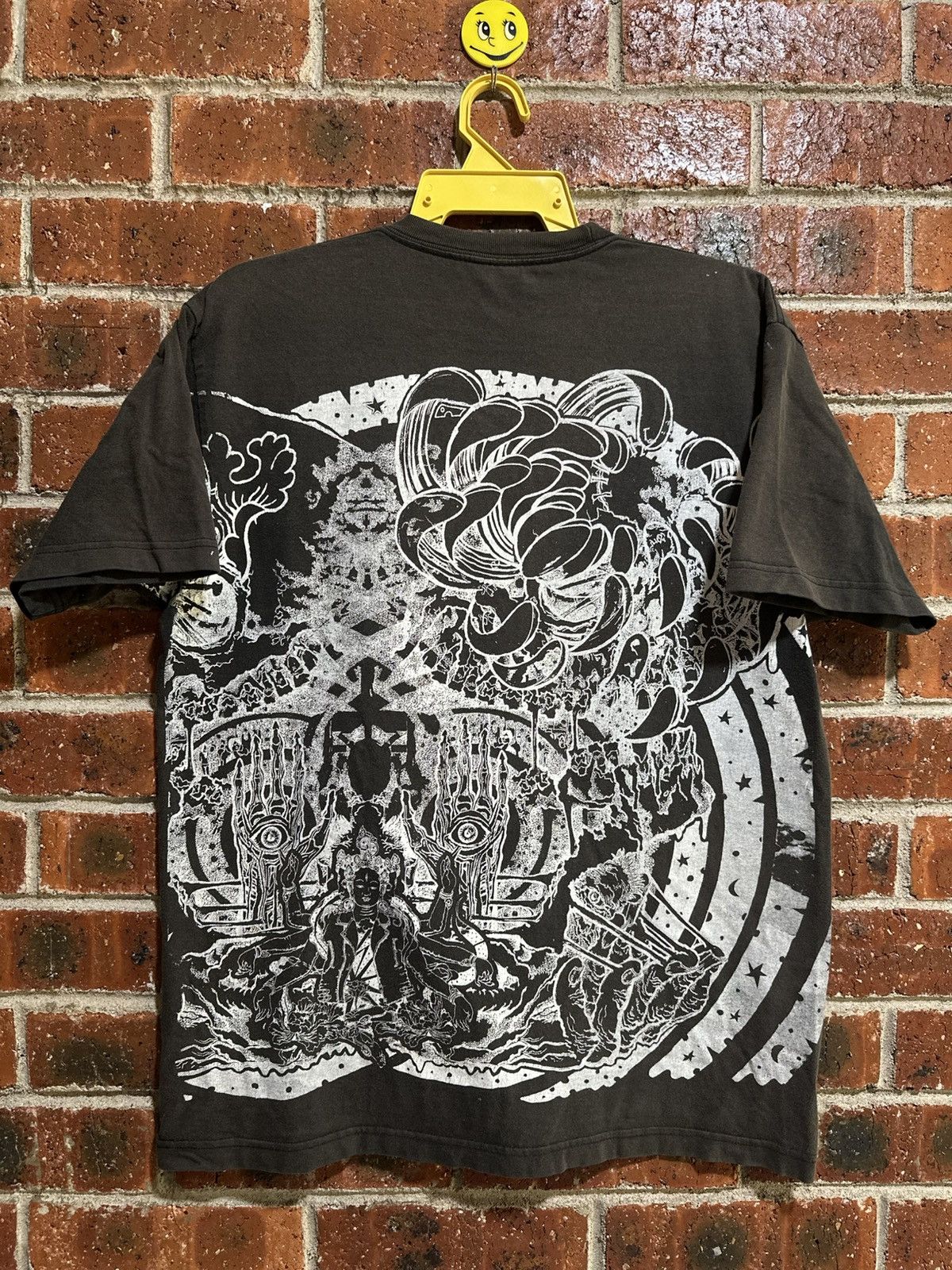 Japanese Brand Vintage Japan Graphic Doodle Faded Tee Size US L / EU 52-54 / 3 - 1 Thumbnail