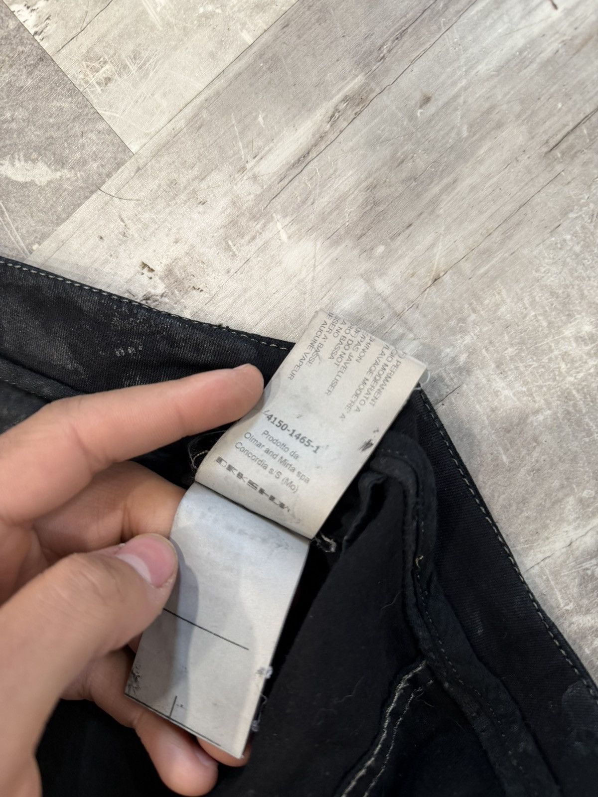 Rick Owens Olmar & Mirta Black Scrub Wax Aircut Size US 32 / EU 48 - 9 Thumbnail