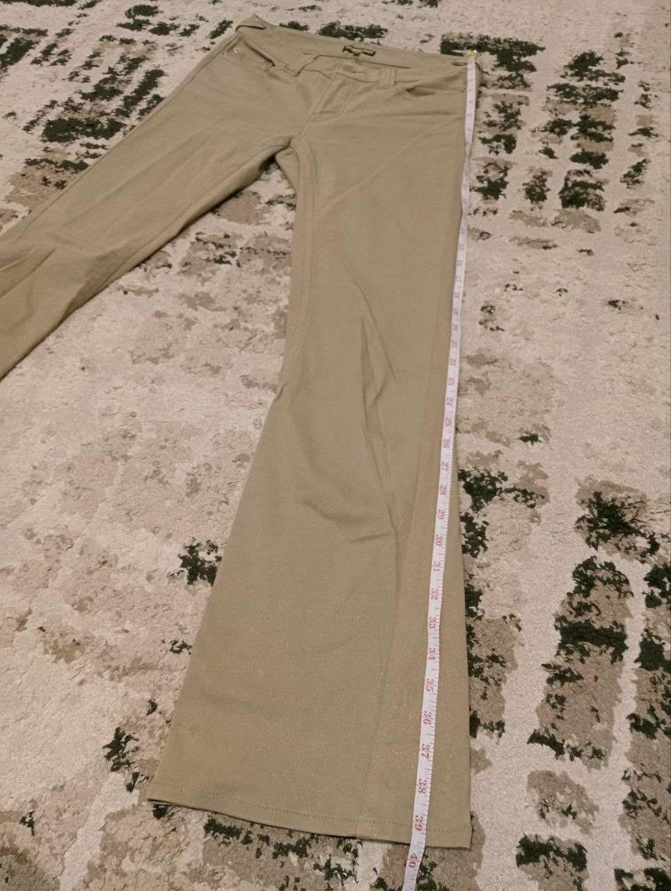 Tornado Mart TORNADO MART JAPAN GLITTER STRETCH FLARED PANTS Size 30" / US 8 / IT 44 - 14 Thumbnail