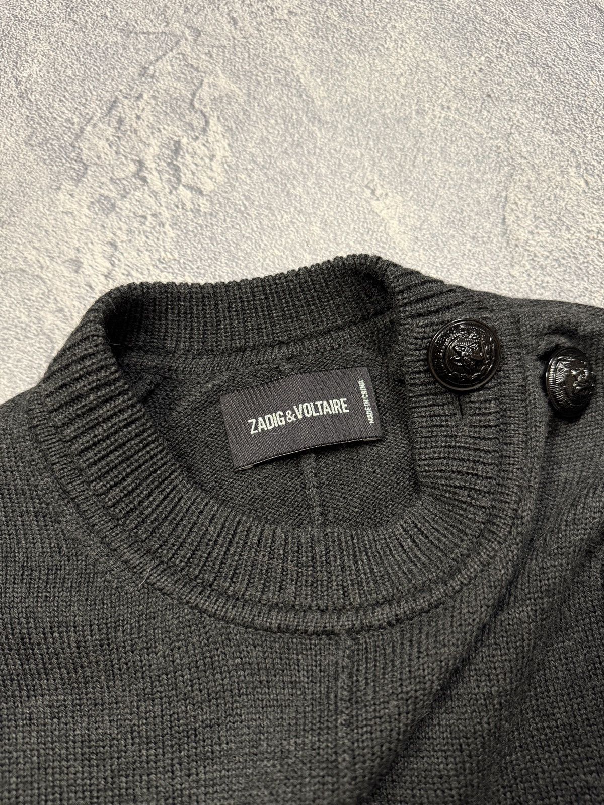 Zadig & Voltaire Zadig & Voltaire Knit Wool Sweater Size S / US 4 / IT 40 - 10 Thumbnail