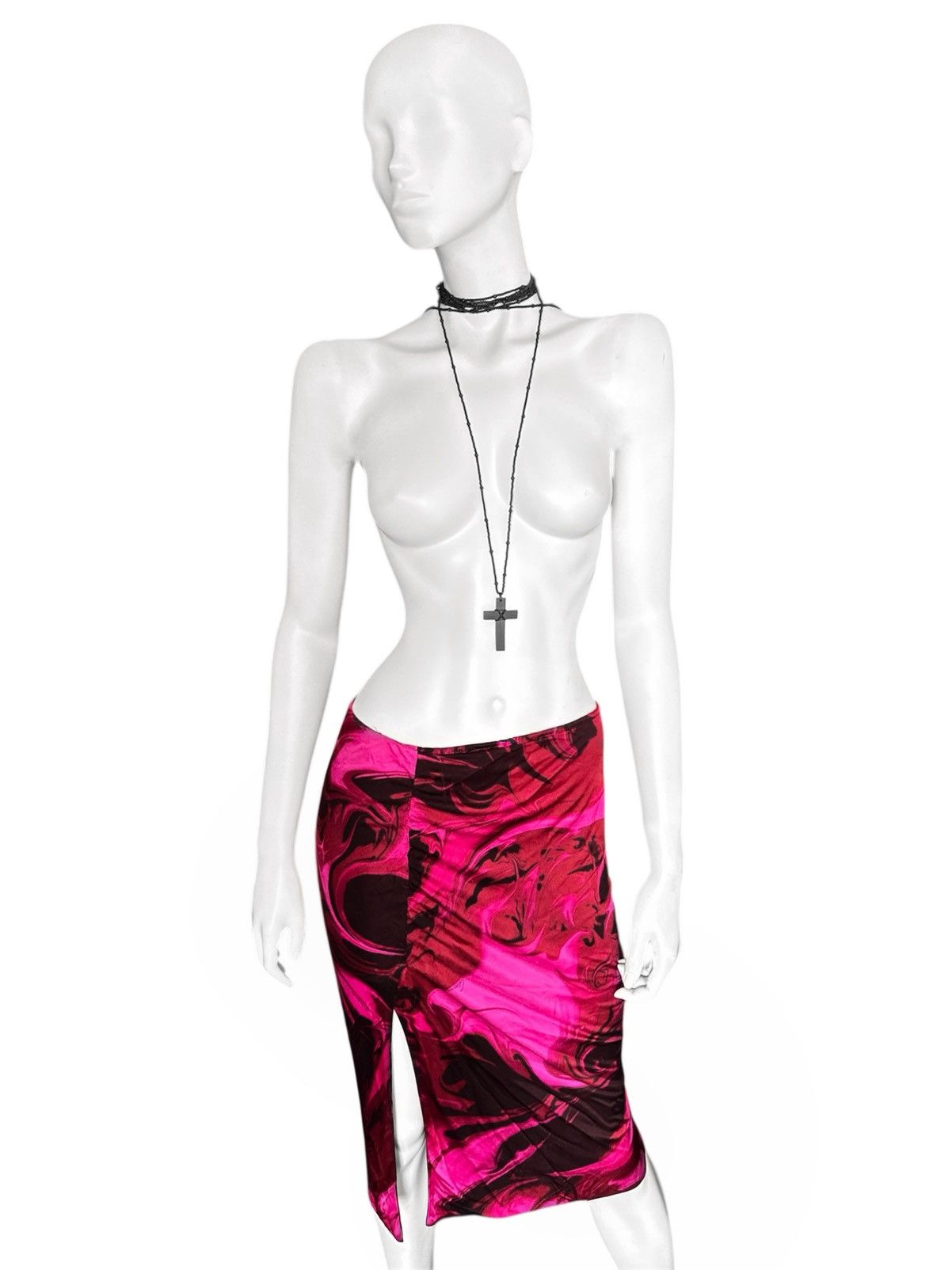 Gucci Tom Ford For Gucci Runway SS 2001 Liquid Magma Skirt Size 26" / US 2 / IT 38 - 1 Thumbnail