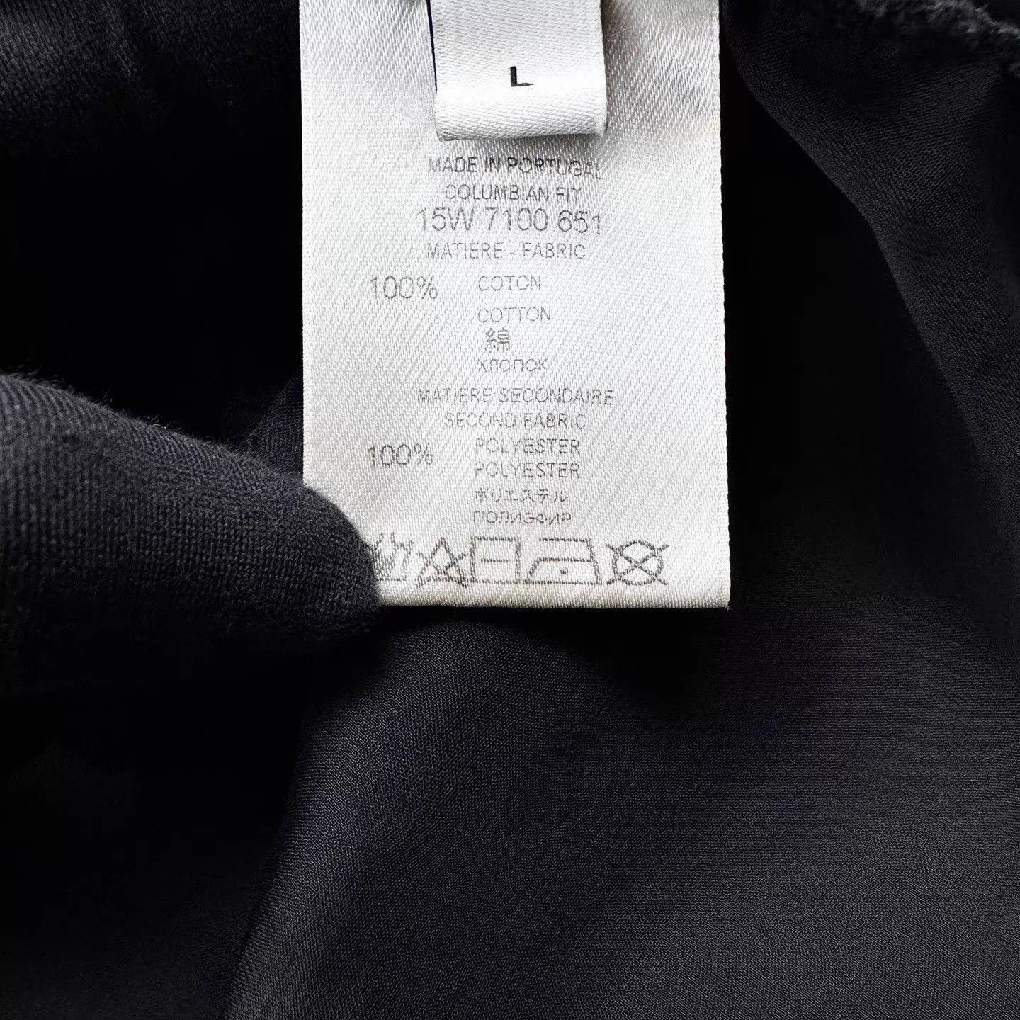 Givenchy Givenchy Black Cracked Logo Distressed Unisex L Tee Size US L / EU 52-54 / 3 - 5 Thumbnail