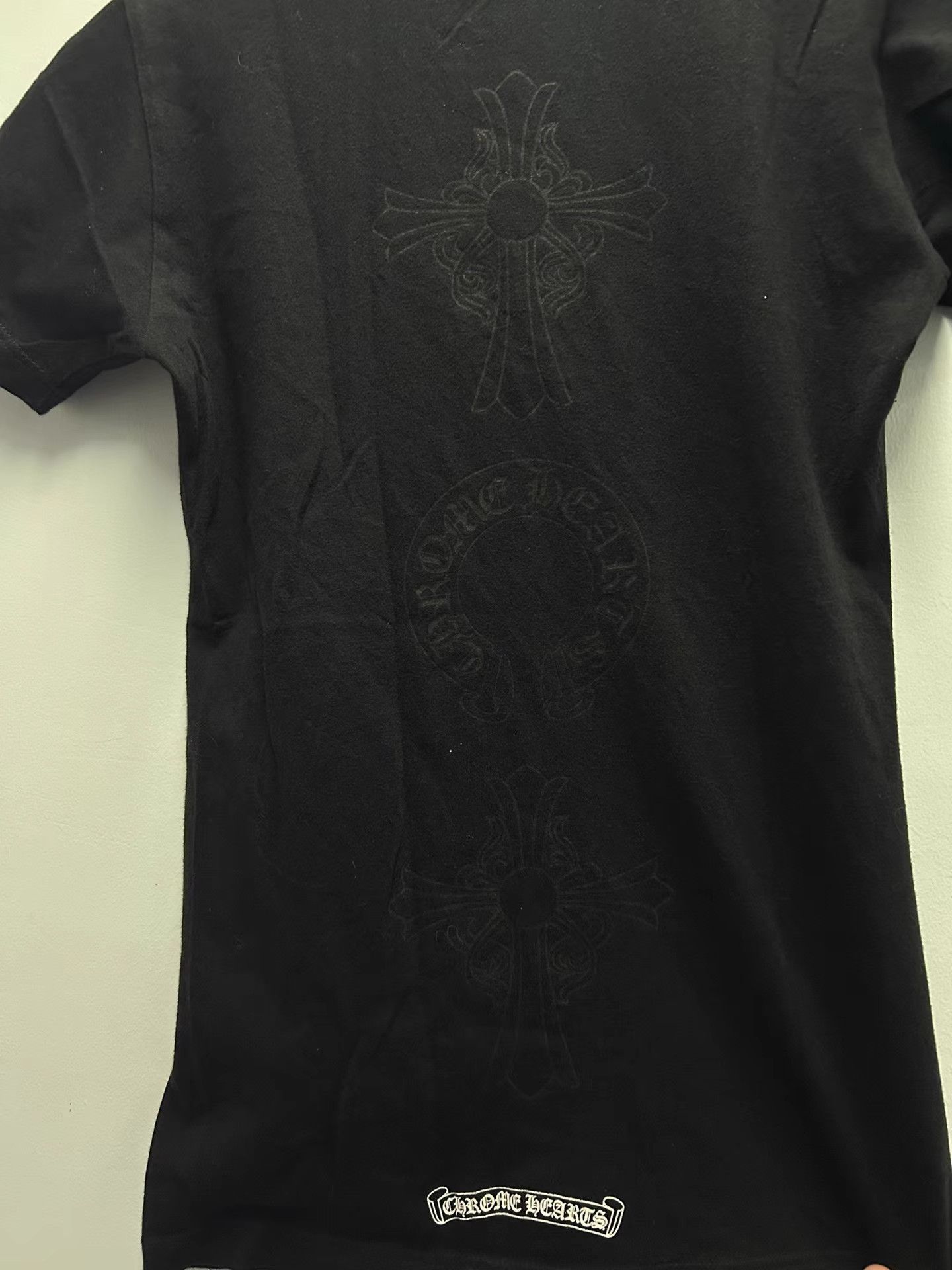 Chrome Hearts Chrome Hearts Dark Pattern Cross Short Sleeve Tee Size US XS / EU 42 / 0 - 2 Thumbnail