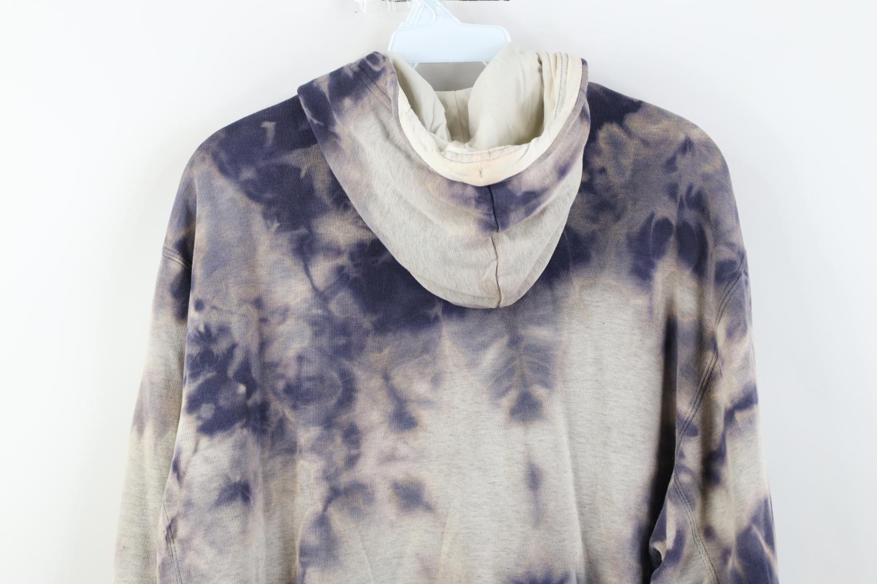 Puma Vintage Y2K Puma Spell Out Acid Wash Hoodie Sweatshirt Blue Size US M / EU 48-50 / 2 - 15 Thumbnail