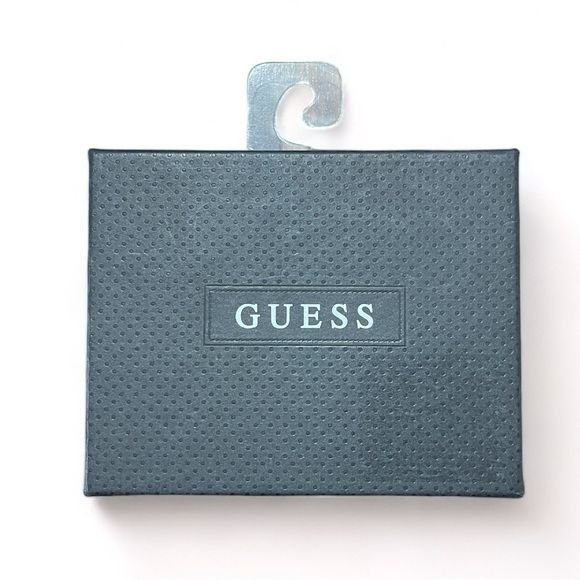 Guess Guess Men's Wallet in Fine Leather Men's, Black White Size ONE SIZE - 2 Thumbnail