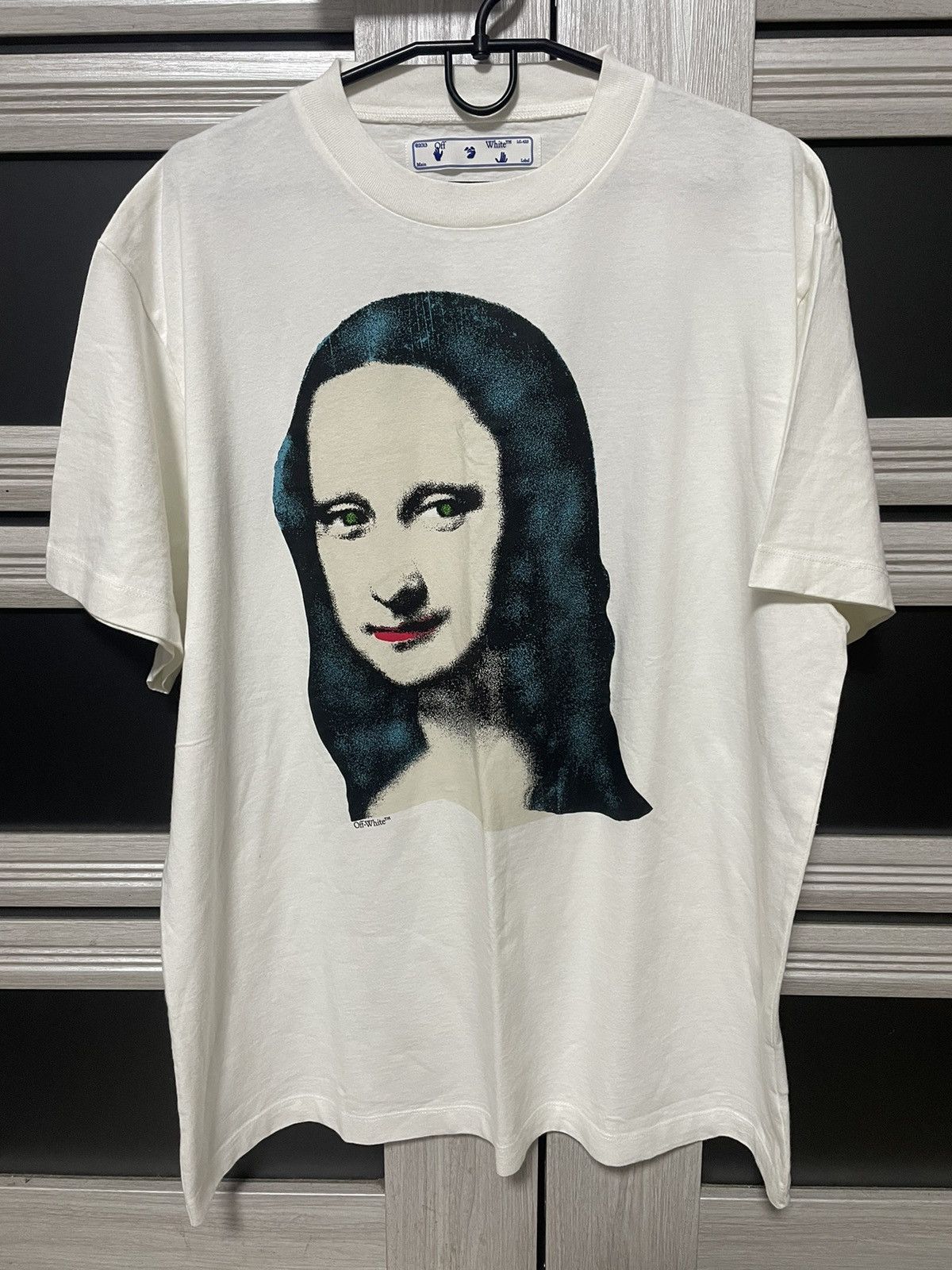 Off-White Off-White Mona Lisa Pivot Oversized Shirt Size US M / EU 48-50 / 2 - 1 Thumbnail