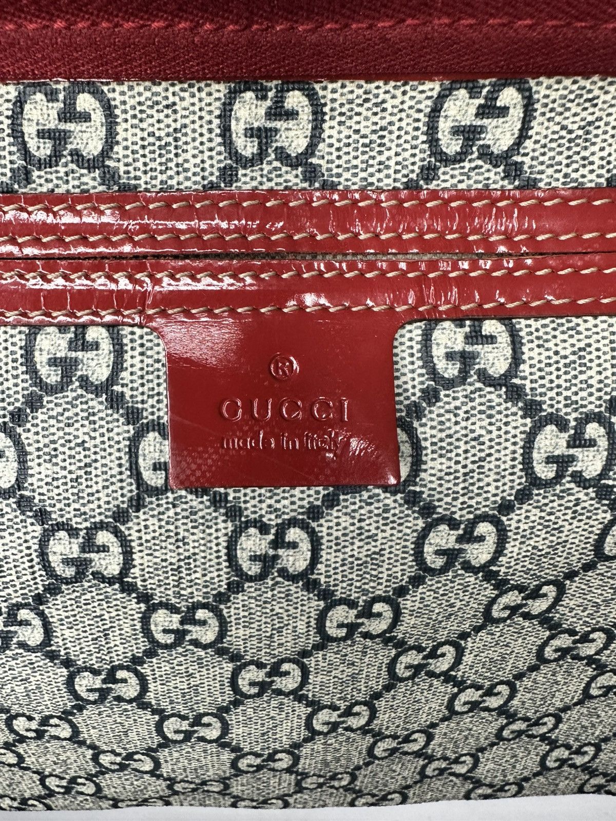Gucci GUCCI Blue/Red GG Canvas Tattoo Heart Joy Boston Bag Size ONE SIZE - 7 Thumbnail