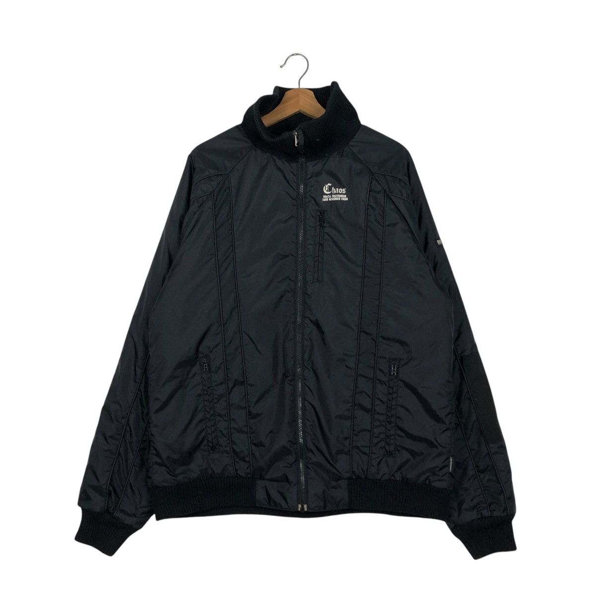 Neighborhood 🔥RICH BLACK BOMBER JACKET ZIPPER 2004 NEIGHBORHOOD CHAOS Size US L / EU 52-54 / 3 - 3 Thumbnail