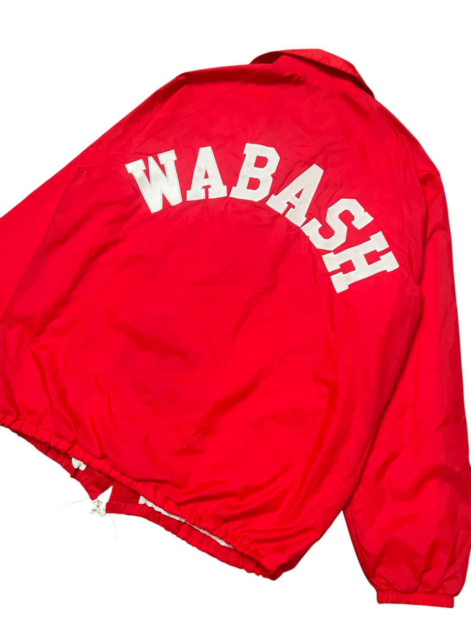 Vintage Vintage Wabash College Size XL Indiana Nylon Snap Jacket Size US XL / EU 56 / 4 - 6 Thumbnail