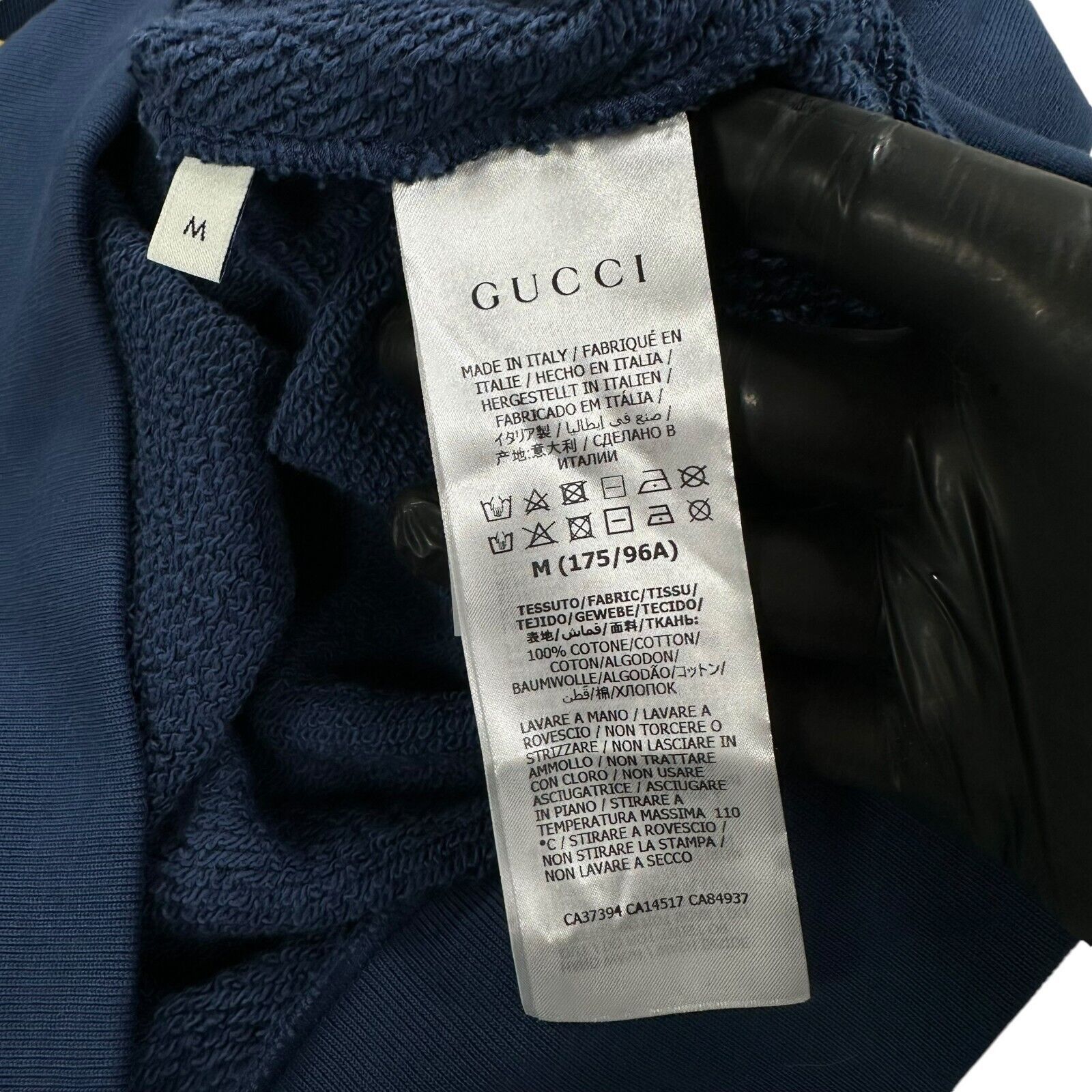 Gucci Gucci Size M Sweatshirt Deep Blue Record Disk Logo GG Size US M / EU 48-50 / 2 - 4 Thumbnail