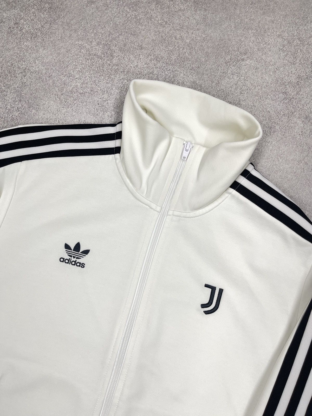 Adidas Mens Adidas Juventus Backenbauer Track Jacket White Size US M / EU 48-50 / 2 - 4 Thumbnail