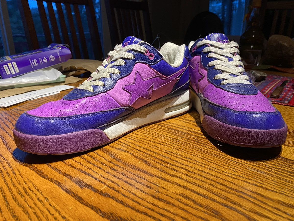 Bape × Nigo OG 2006 Bape Roadsta Purple Camo Size US 10.5 / EU 43-44 - 14 Thumbnail
