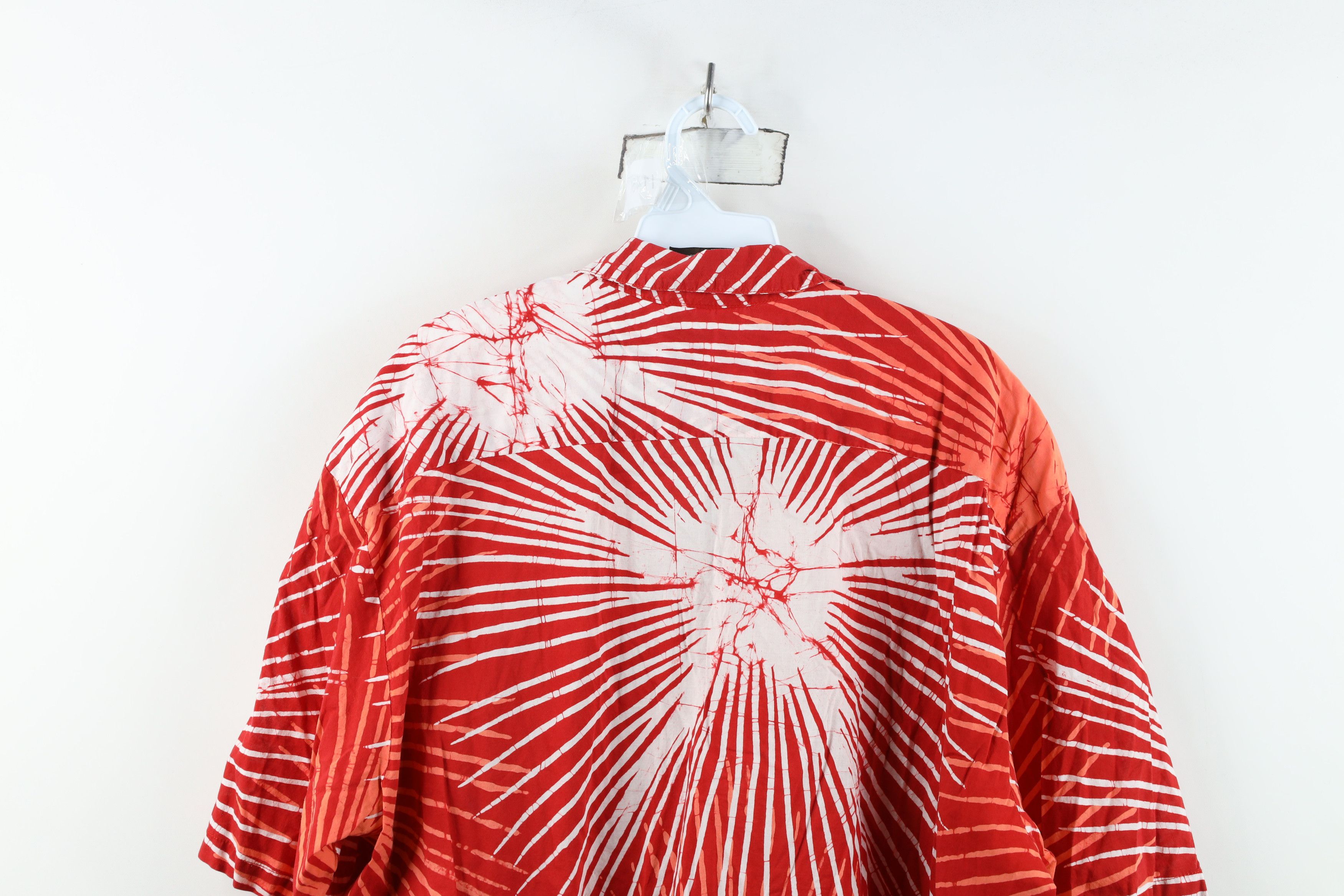 Vintage Vintage 90s Streetwear Burst Camp Collar Button Shirt Cotton Size US L / EU 52-54 / 3 - 11 Thumbnail
