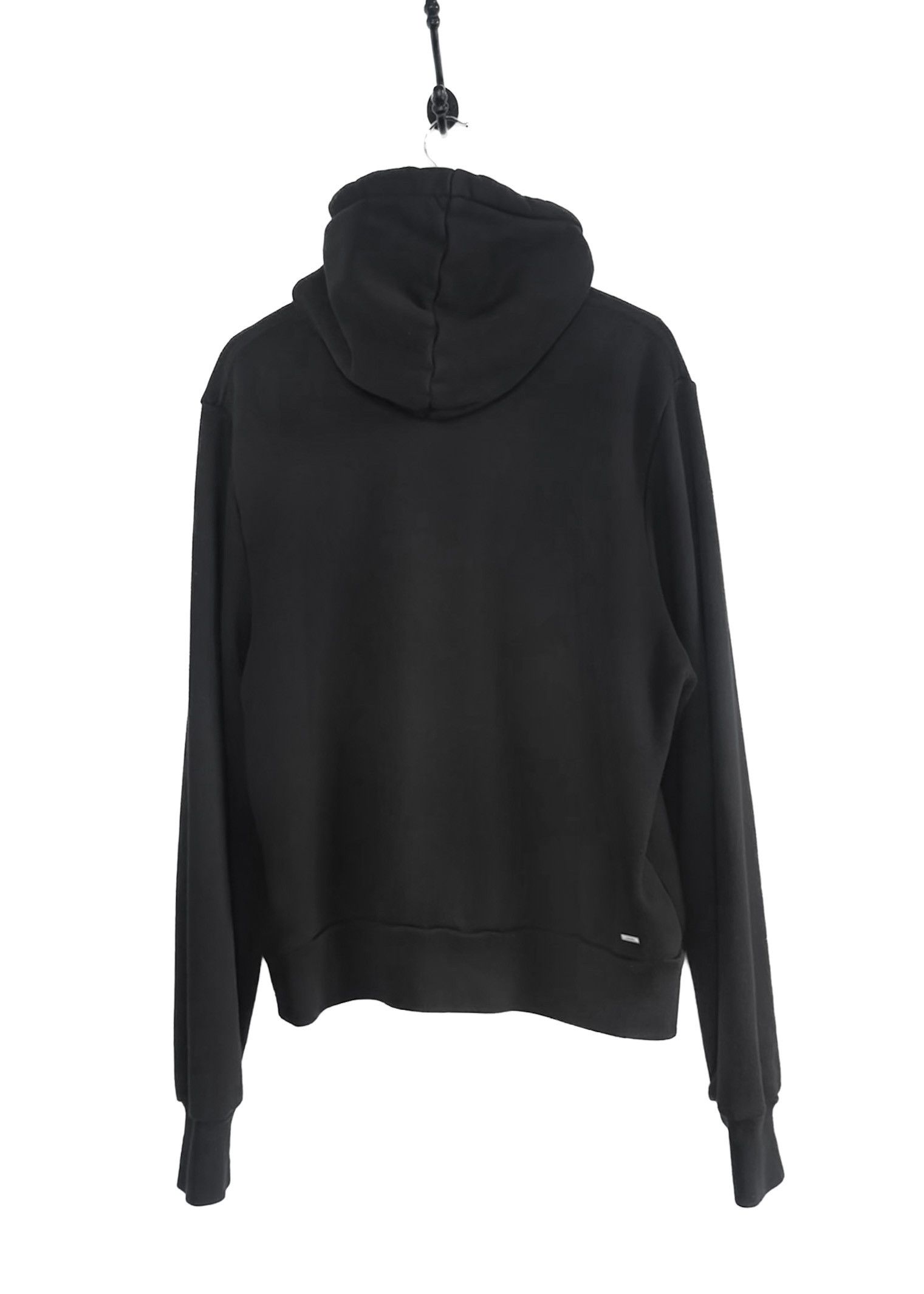 Amiri Amiri Black Small Logo Terrycloth Hoodie Size US M / EU 48-50 / 2 - 3 Thumbnail