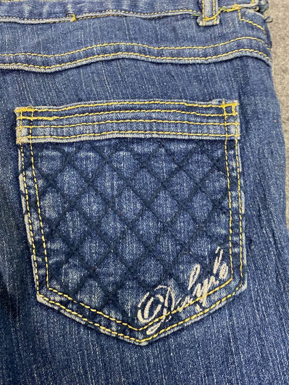 Vintage focus design by italy bootcut flare denim nice design Size 33" - 4 Thumbnail