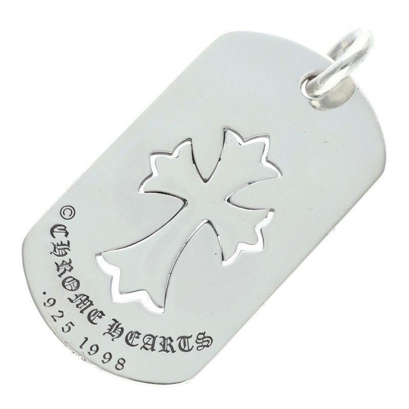 Chrome Hearts Chrome Hearts Cut Out Cross Dog Tag Necklace Size ONE SIZE - 2 Thumbnail