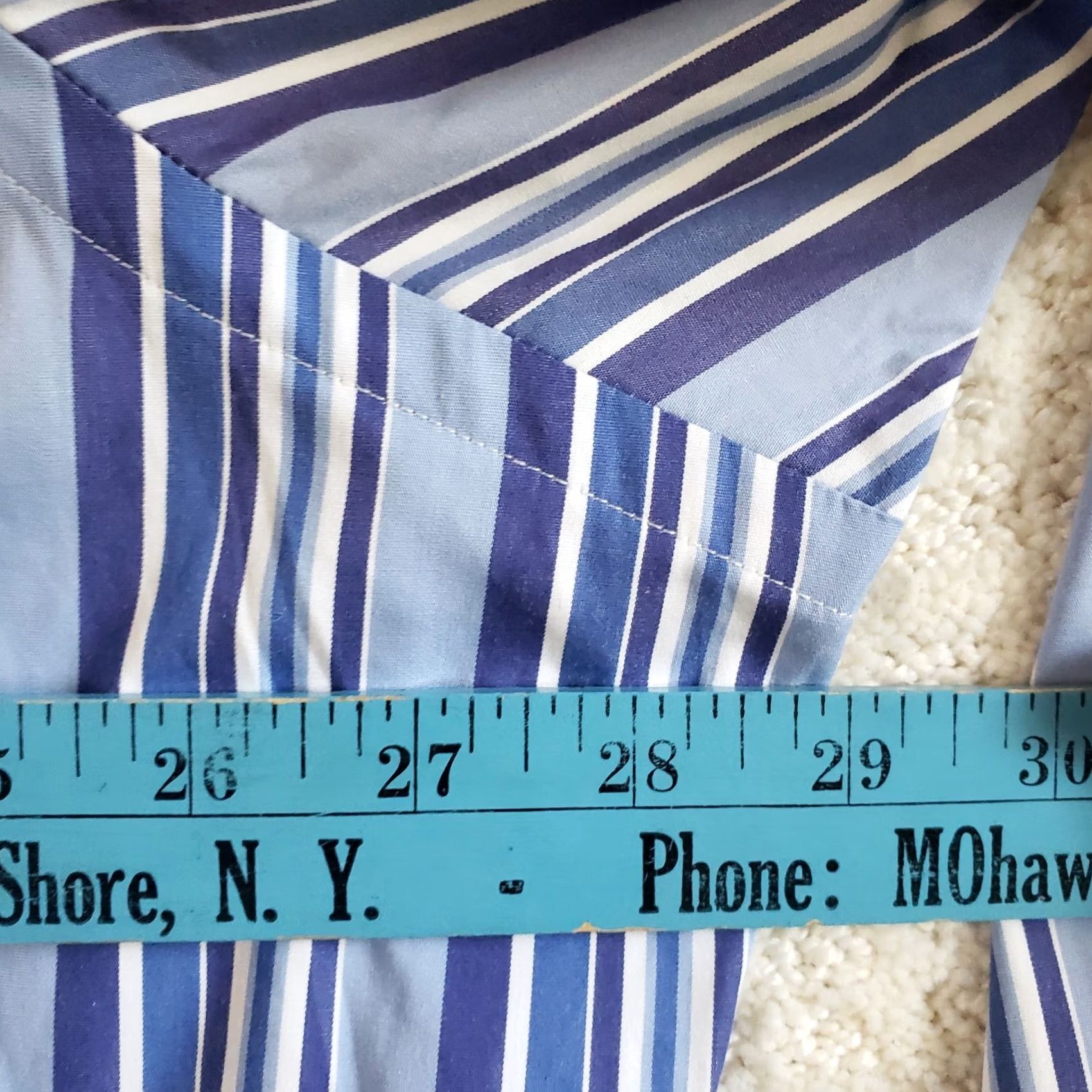Polo Ralph Lauren Polo Ralph Lauren Button-Up Shirt Purple Striped Long Sleeve Pony XXL Men’s Button-Up Shirt Regular Fit Size US XXL / EU 58 / 5 - 7 Thumbnail