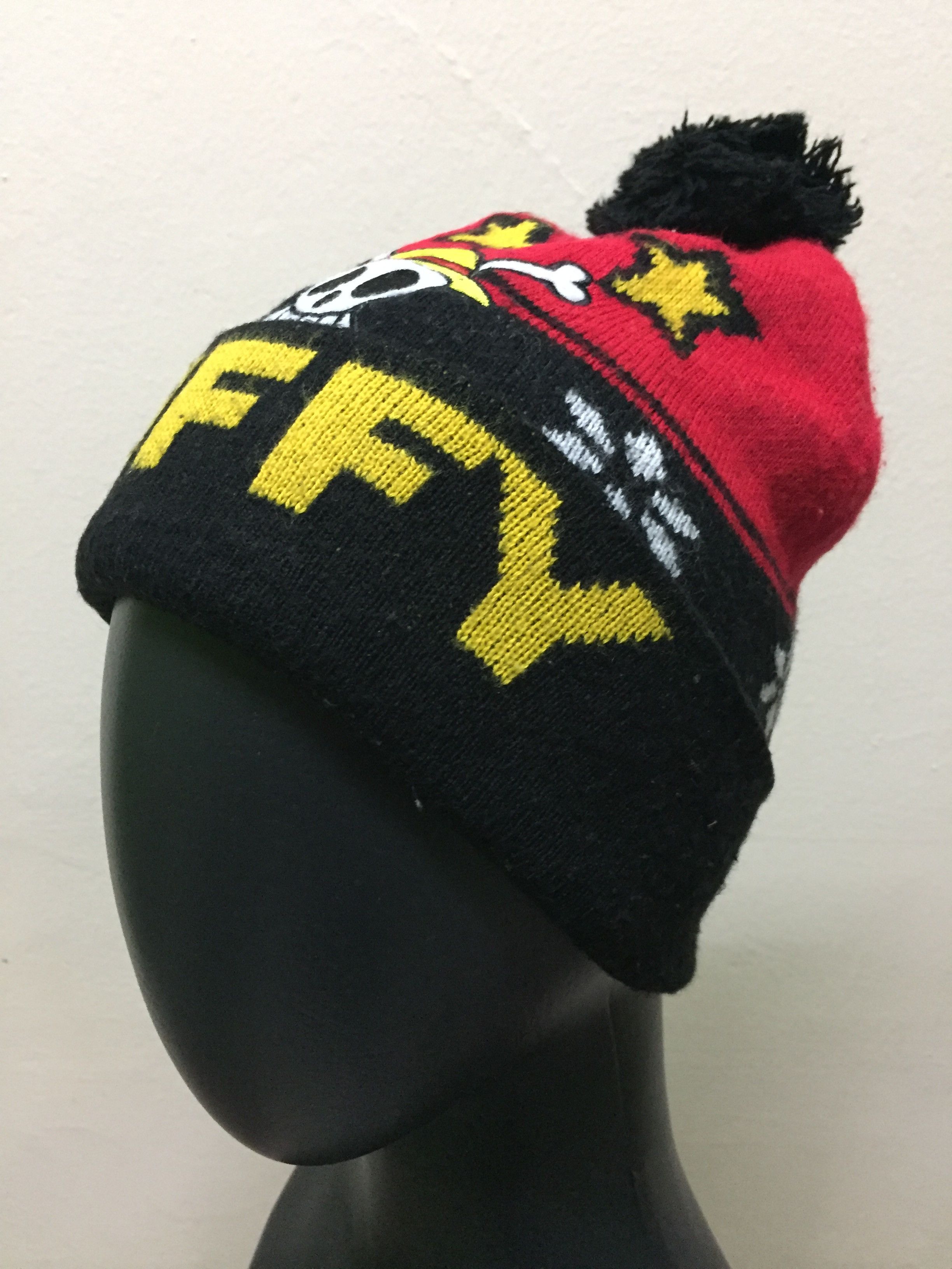 Anime One Piece Beanie Hat For Luffy Design Size ONE SIZE - 1 Thumbnail