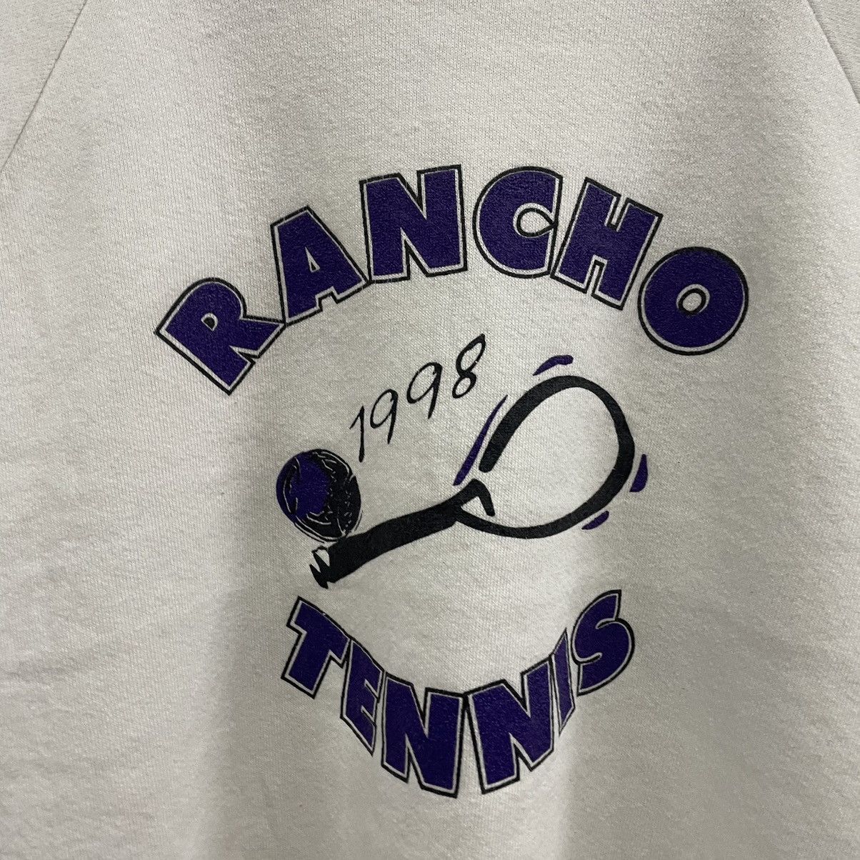 Fruit Of The Loom × Vintage 🔥🔥Vintage 1998 Rancho Tennis Big Logo Sweatshirts Size US M / EU 48-50 / 2 - 4 Thumbnail