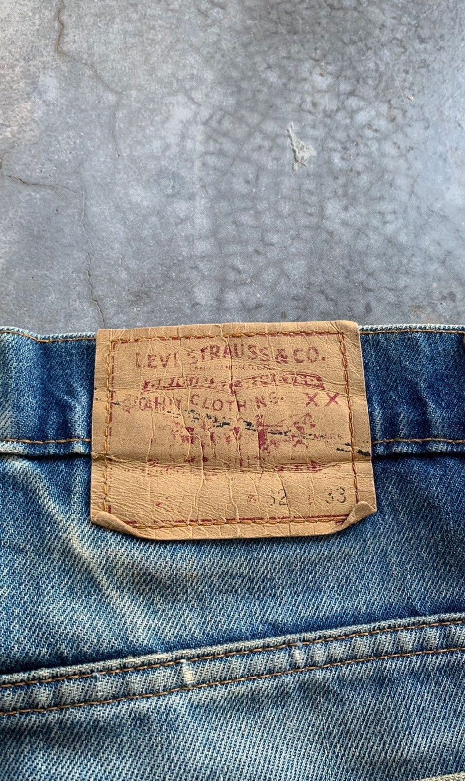 Levi's Vintage Thrashed Faded Levis Made In Usa Jeans Size US 30 / EU 46 - 5 Thumbnail