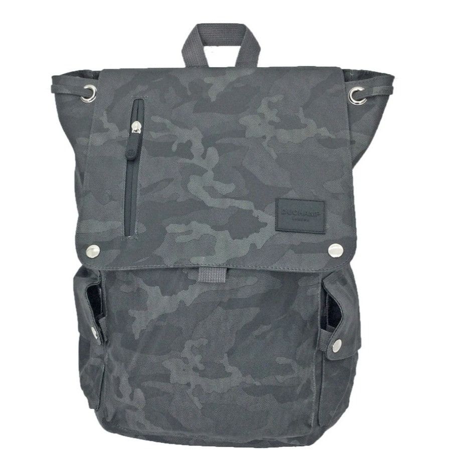 Duchamp Duchamp Camo Flapover Duffel Backpack Military Camping H2O R