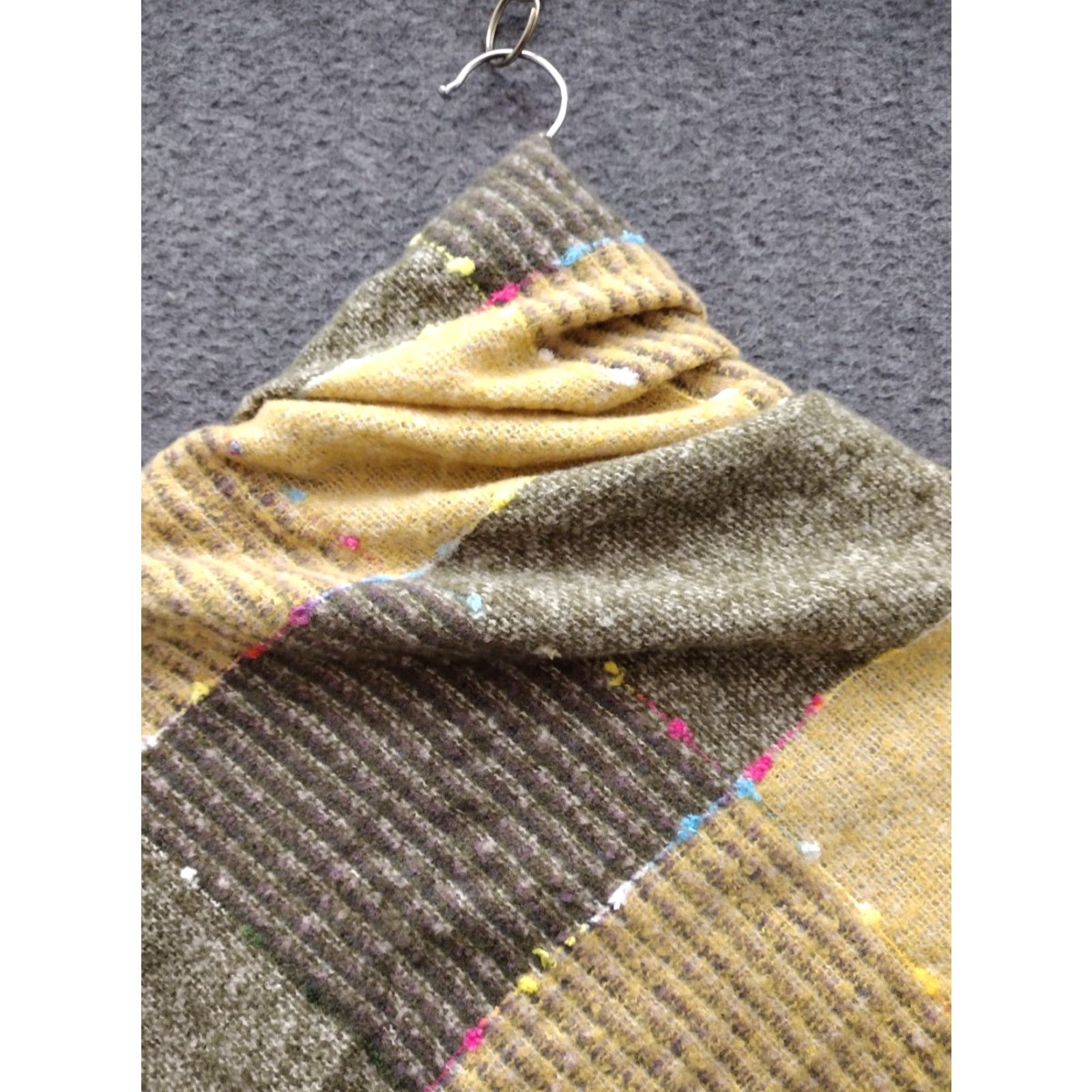 Vintage VINTAGE Plaid Blanket Warm Soft Chunky Oversized Shawl Wrap for Women Size ONE SIZE - 4 Thumbnail