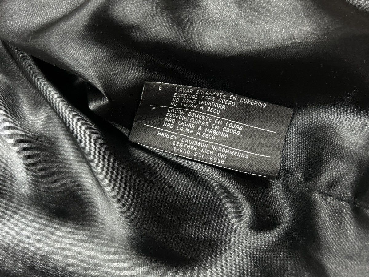 Harley Davidson × Vintage Harley Davidson Leather Jacket 100th anniversary Size US M / EU 48-50 / 2 - 17 Thumbnail