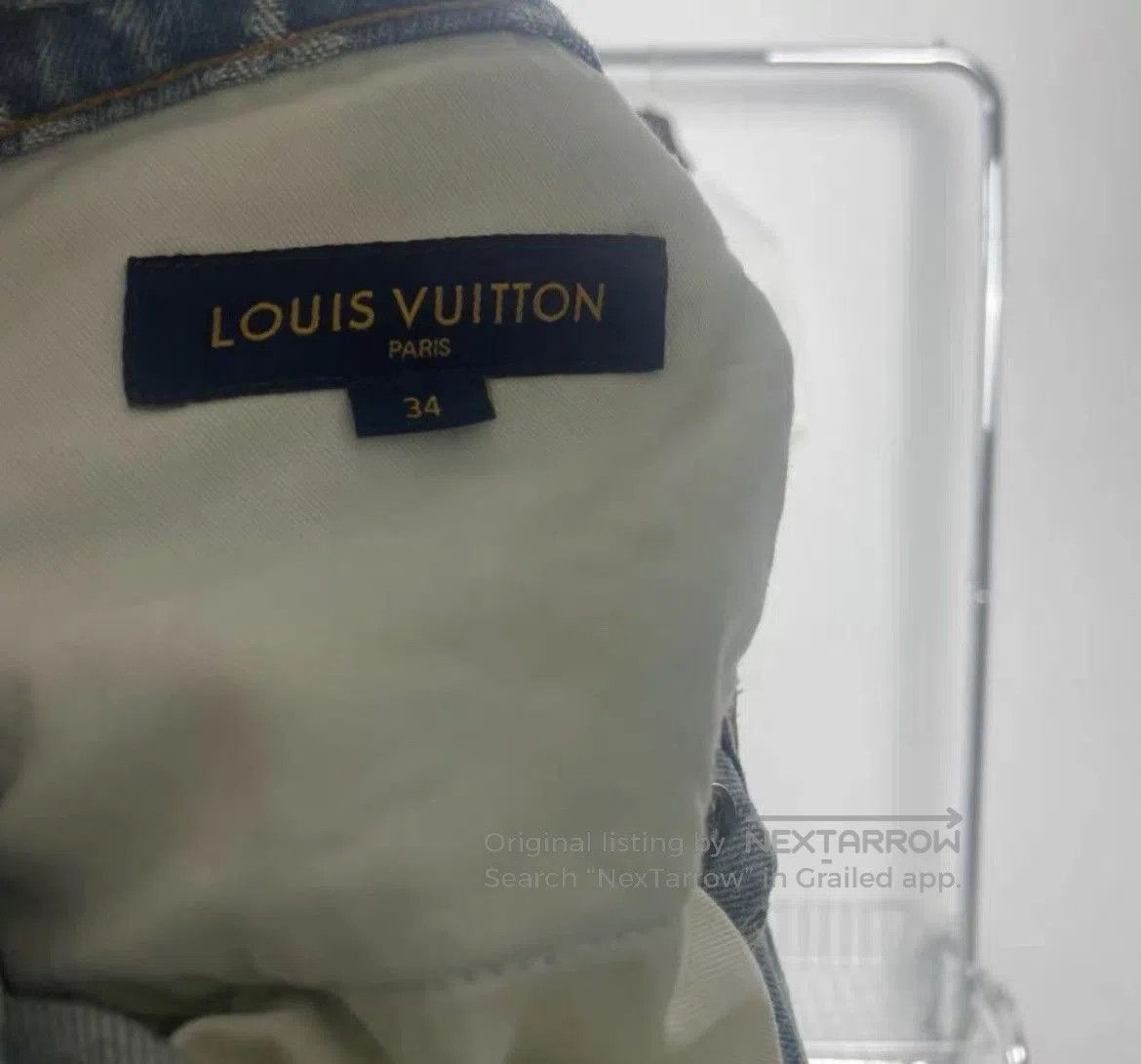 Louis Vuitton LV Logo Graffiti Denim Pants for Men . Size US 34 / EU 50 - 5 Thumbnail