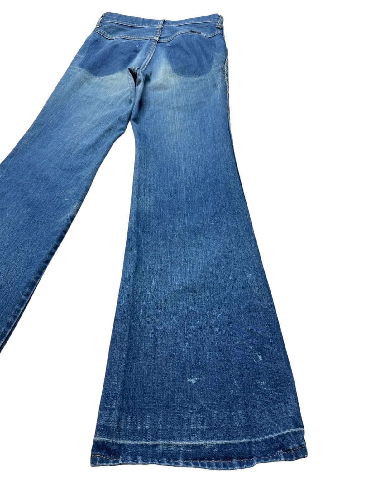 Vintage Vintage 1970’s Women’s Wrangler WFL - 101 Bell Bottom Jeans Size 28" / US 6 / IT 42 - 9 Thumbnail