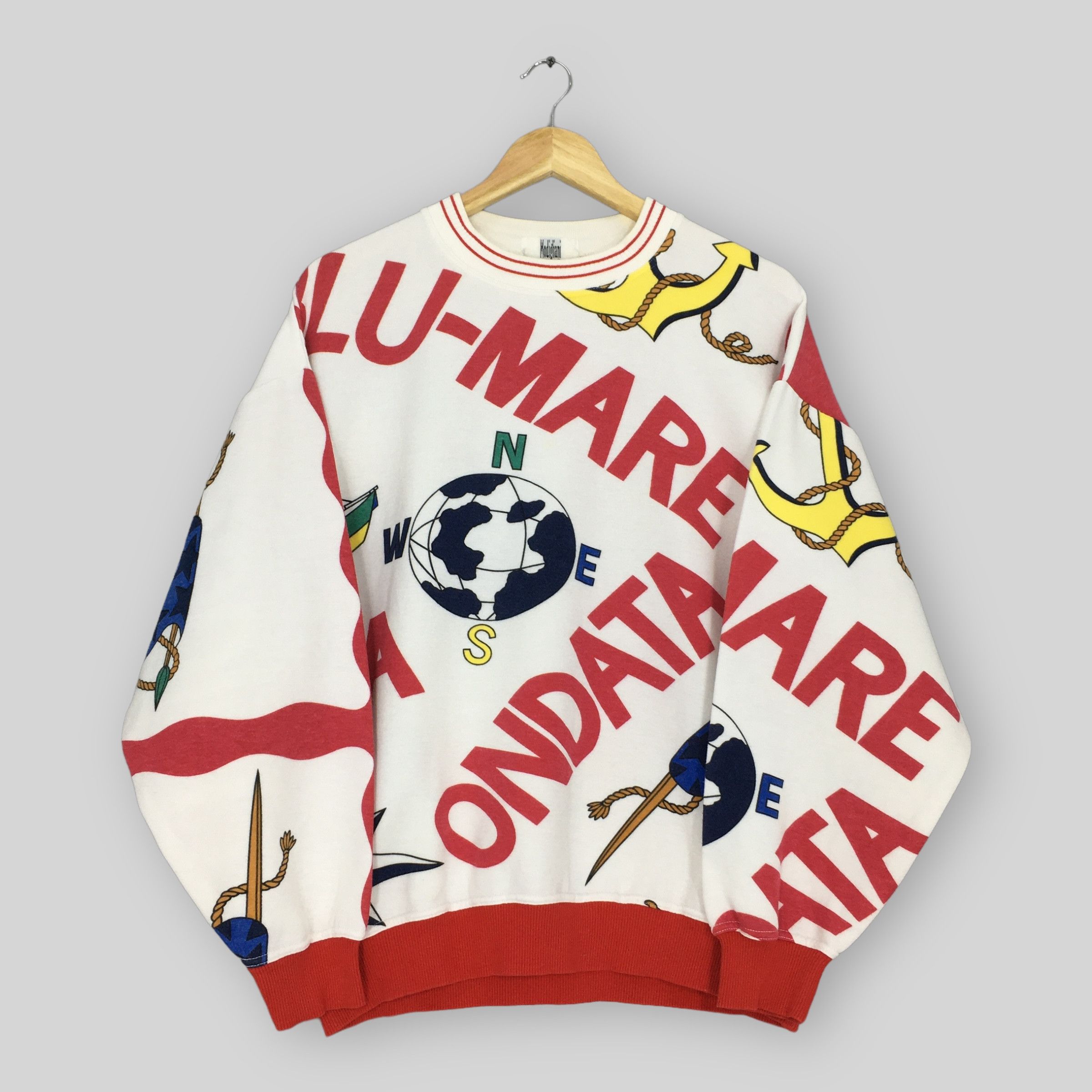 Other RARE Vintage Modigliani Uomo Coordwear Italy Sweatshirt Size US L / EU 52-54 / 3 - 1 Thumbnail