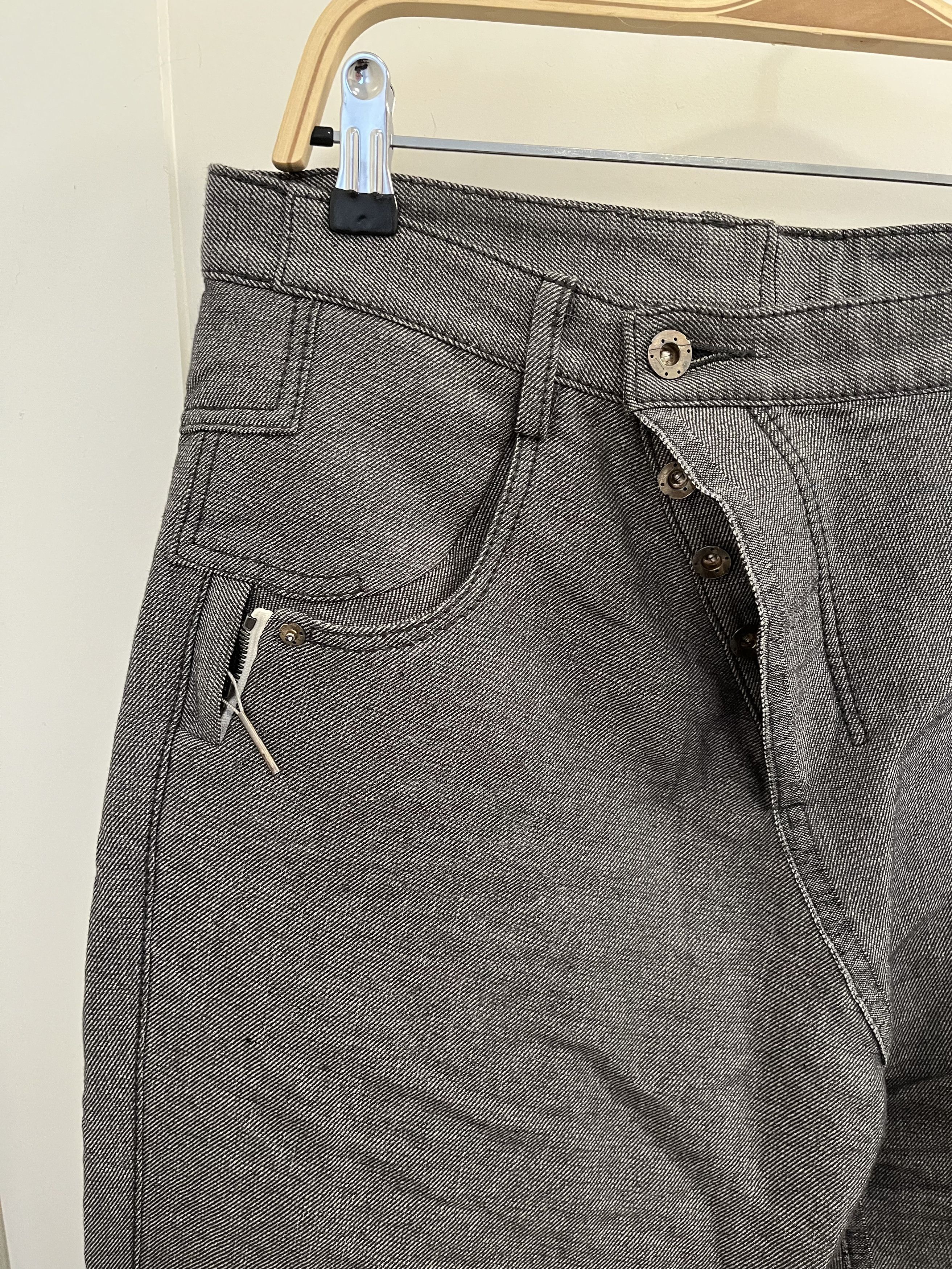Taichi Murakami taichimurakami gray hemp cotton displacement jean sz7 $1500 Size US 32 / EU 48 - 3 Thumbnail