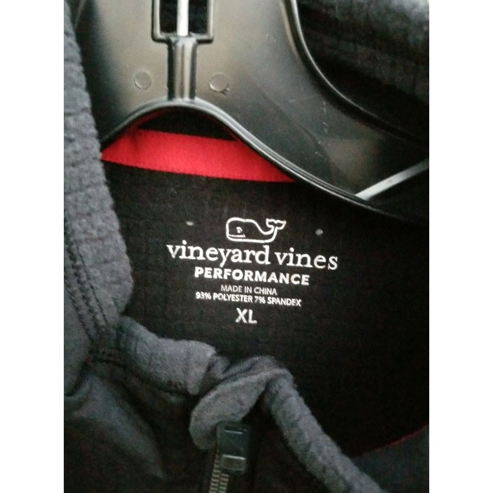 Vineyard Vines Vineyard Vines Mens XL black grey Performance thermal vest Shirt Pullover 1/4 Zip All Seasons Lightweight Moisture Wicking Zipper Logo Mens Size US XL / EU 56 / 4 - 3 Thumbnail
