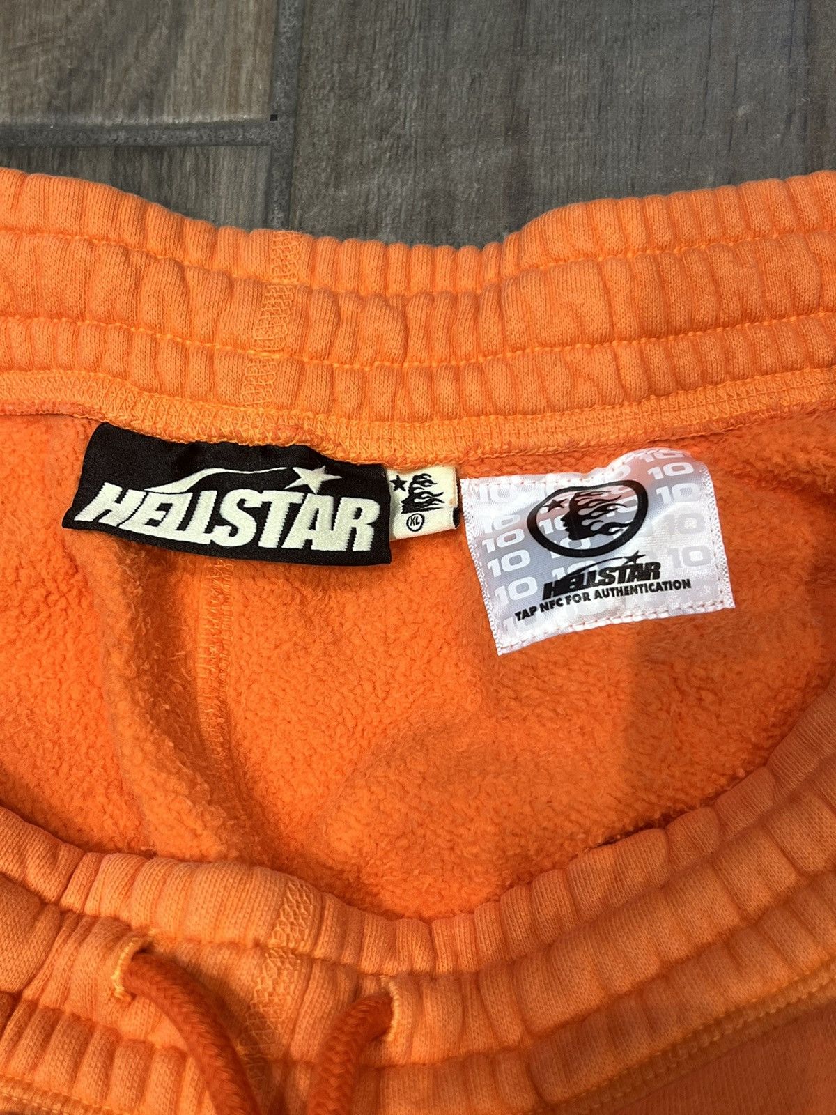 HELLSTAR HELLSTAR “FIRE ORANGE” FLARED SWEATPANTS - SIZE XL Size US 36 / EU 52 - 4 Thumbnail