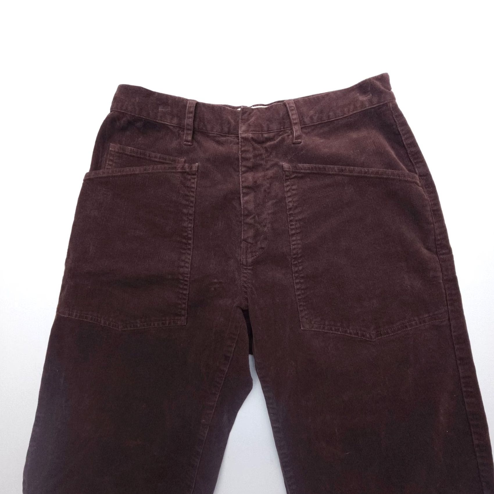 Nili Lotan Nili Lotan Shon Pants Wide-Leg Corduroy Merlot 2 High Rise USA Women Vintage No Size 26" / US 2 / IT 38 - 4 Thumbnail
