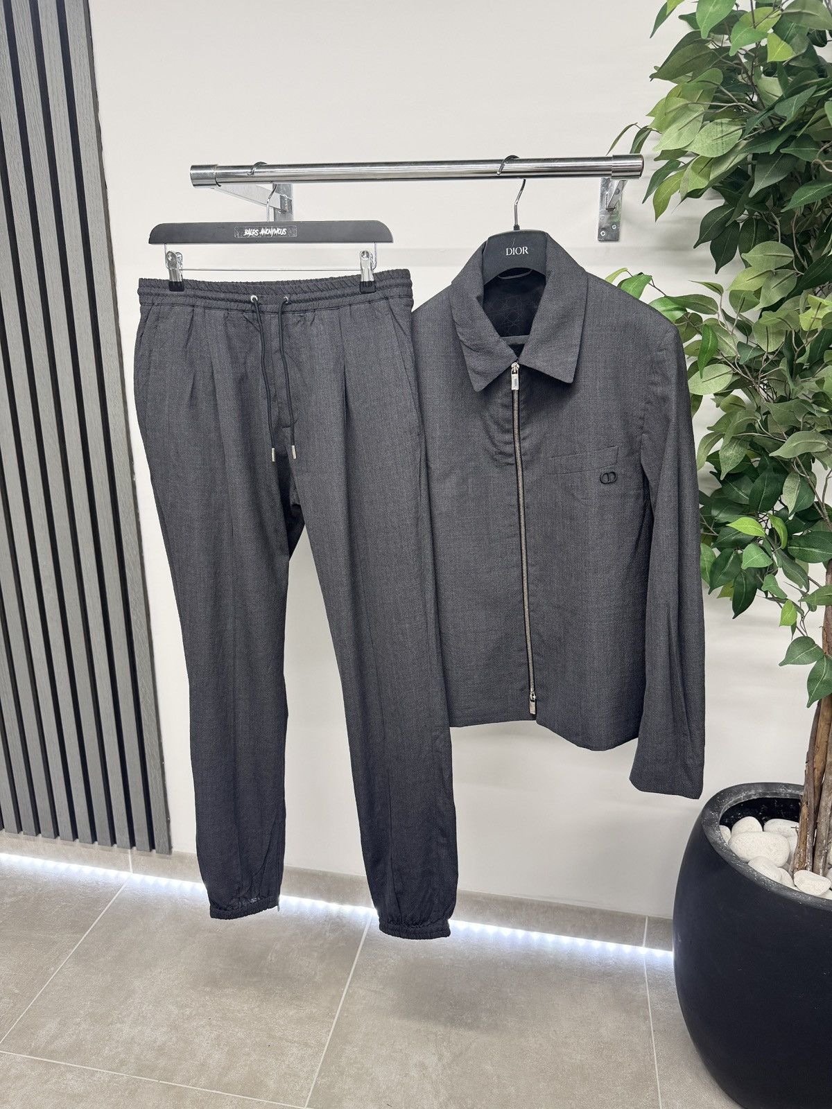 Dior Dior Homme Core Tailored Trousers In Grey £890 Size US 32 / EU 48 - 3 Thumbnail