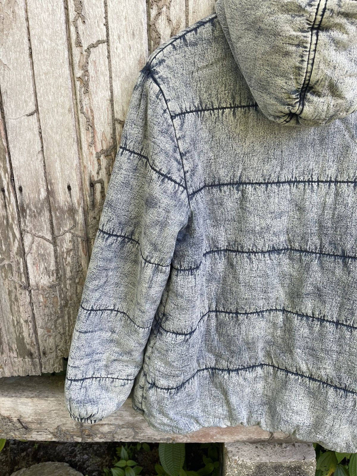 Designer ANAP Sherpa-Lined Acid Wash Denim Jacket Size US M / EU 48-50 / 2 - 12 Thumbnail