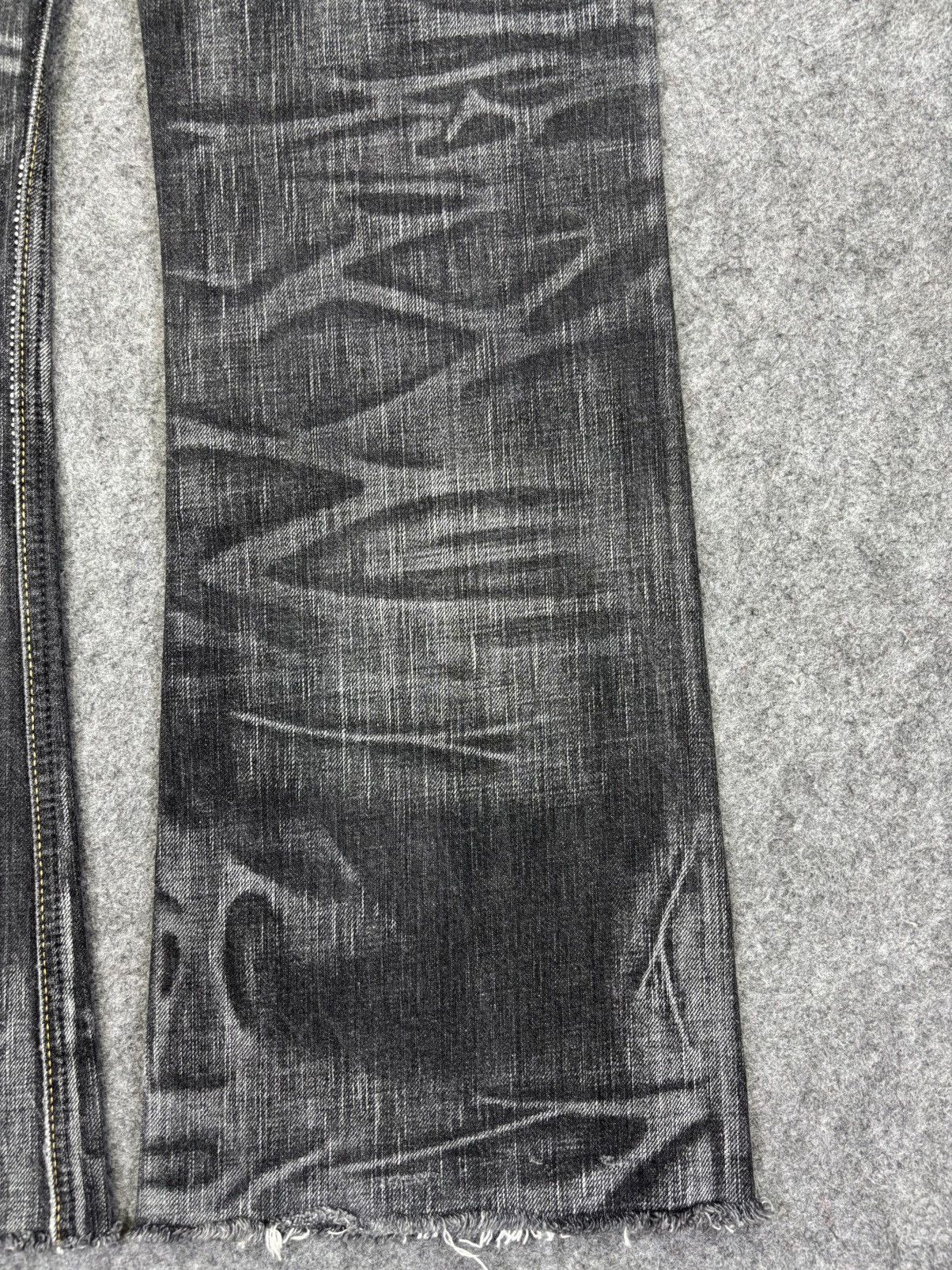Edwin 💥Flare💥Archival Edwin 503 Chaos Fades Black Denim K15 Size US 31 - 11 Thumbnail