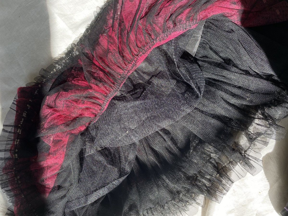 Japanese Brand × Vintage VINTAGE ACDCRAG FLUFFY MESH TUTU MINI SKIRT Size 28" / US 6 / IT 42 - 4 Thumbnail