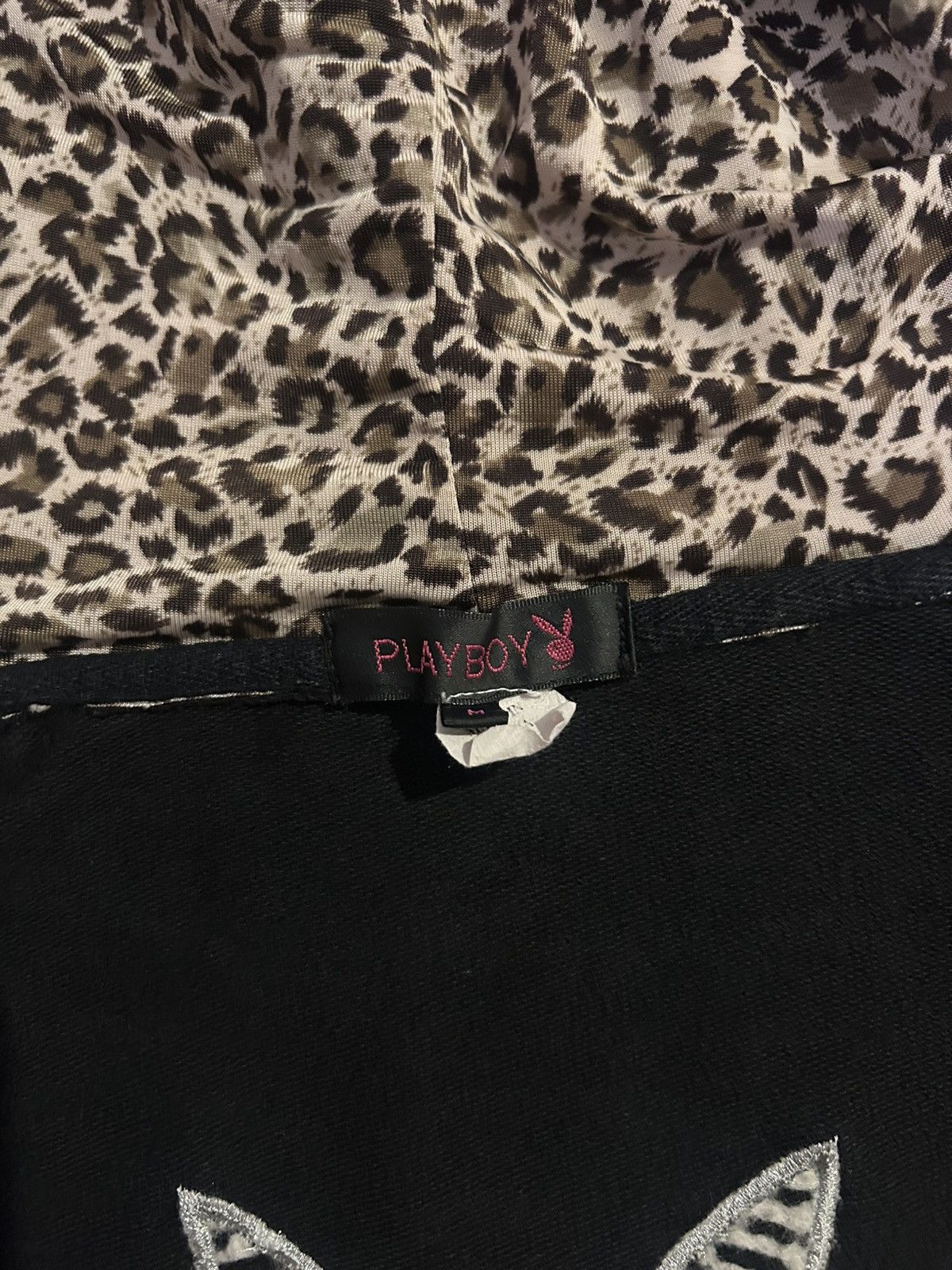 Playboy Vintage 90s/2000s Playboy Leopard Print Zip Up Size M / US 6-8 / IT 42-44 - 8 Thumbnail