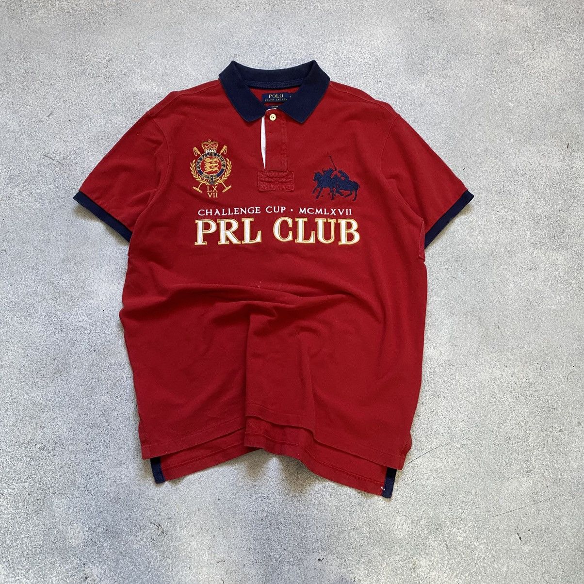 Polo Ralph Lauren PRL Club #3 Polo T- Shirt Big Pony Vintage