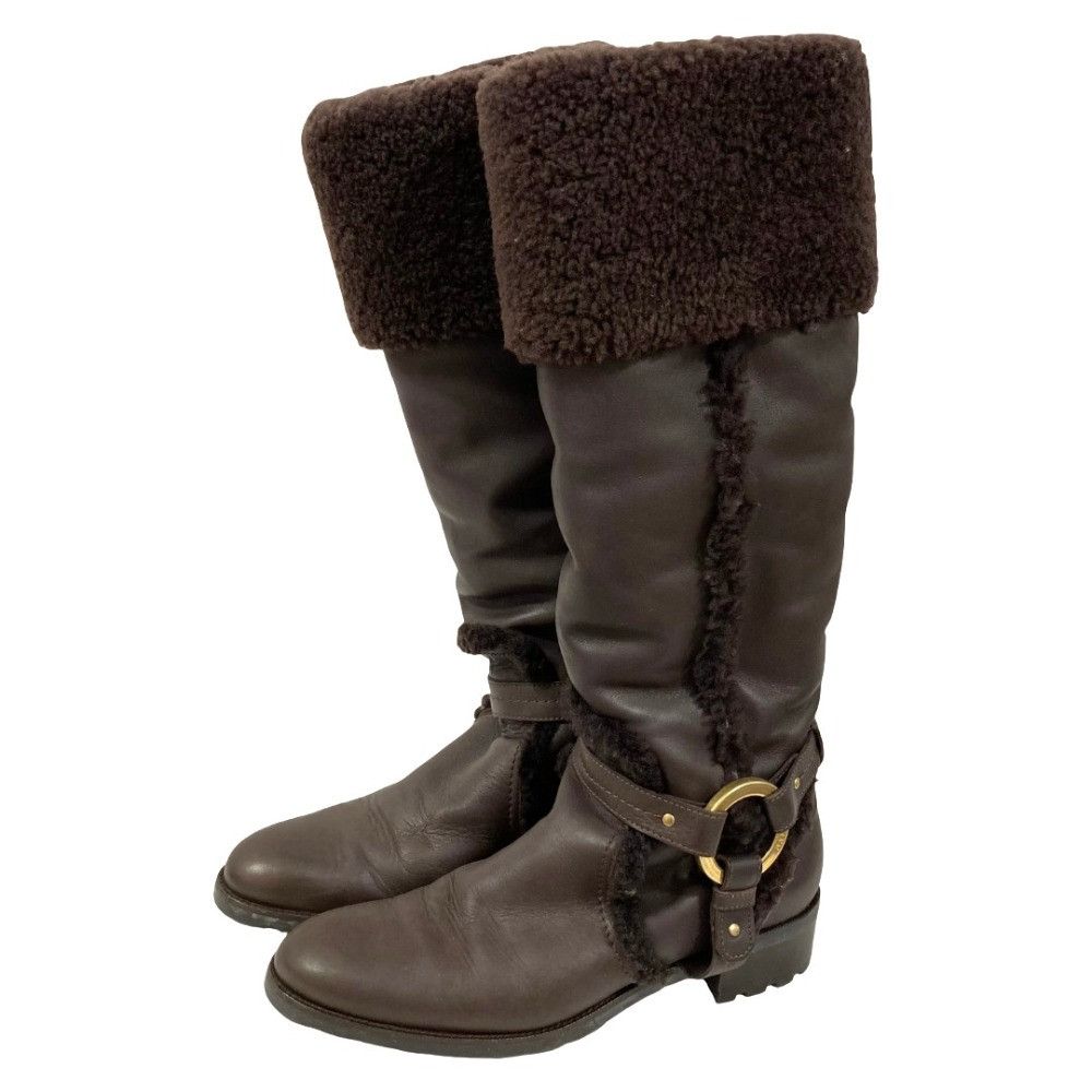 Bally Bally Bally Leather Long Boots Leather Shoes DUTY FREE for USA Size ONE SIZE - 1 Thumbnail