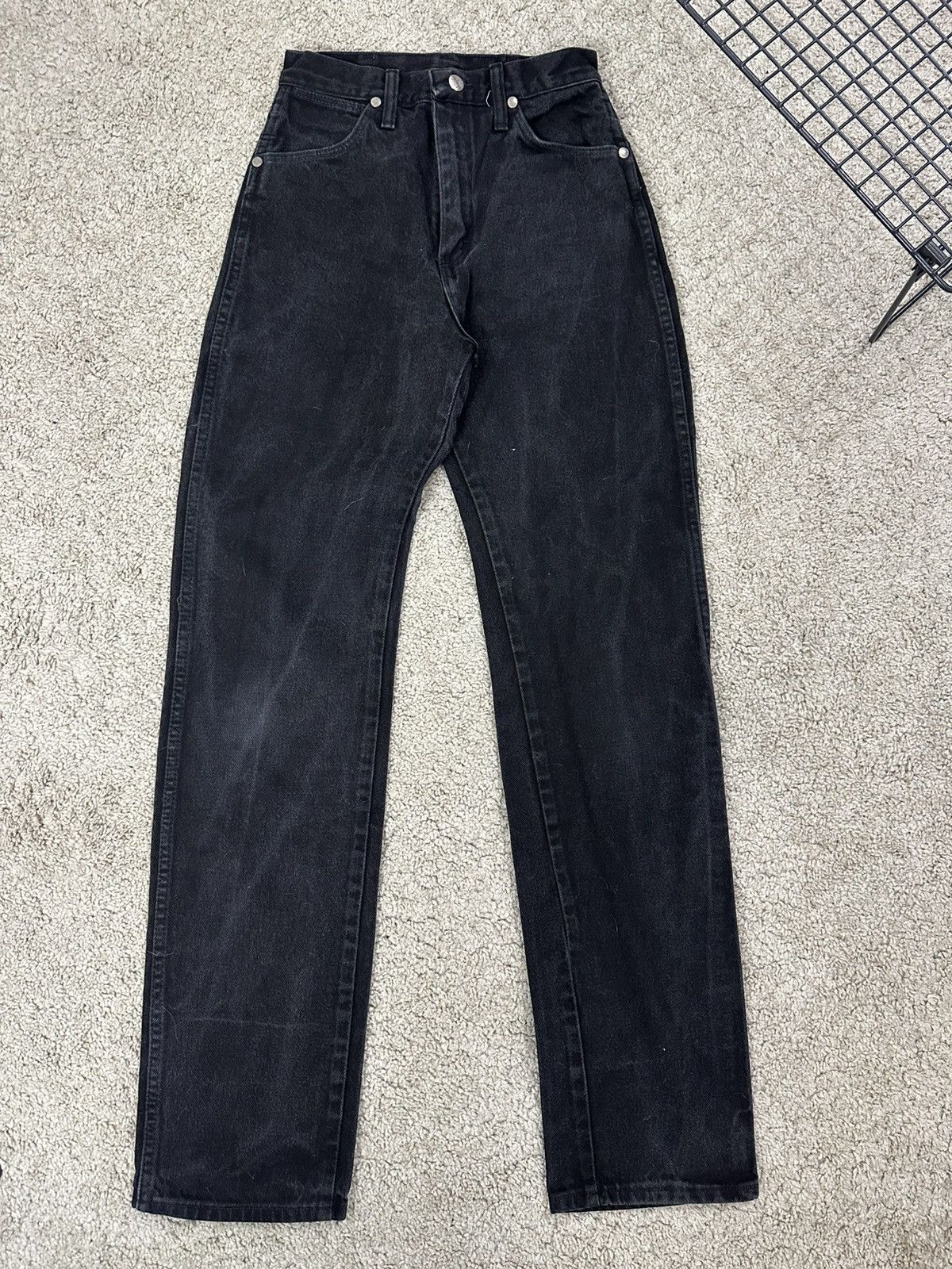 Wrangler Vintage Wrangler 13MWZWK faded black high waisted mom jeans Size 26" / US 2 / IT 38 - 10 Thumbnail