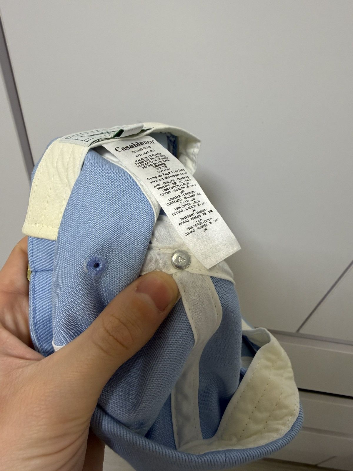 Casablanca Casablanca Casaway Tennis Twill Cap Alaskan Blue Size ONE SIZE - 9 Thumbnail